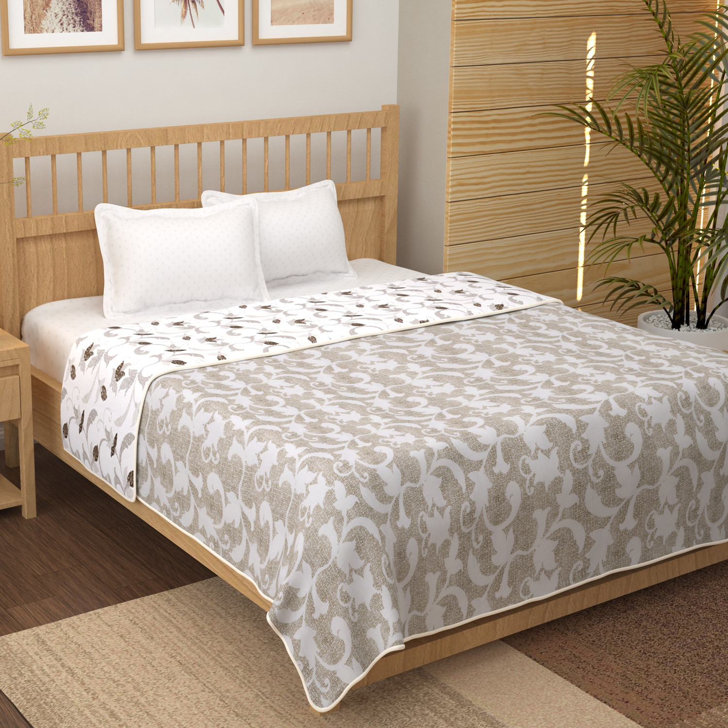 Image of Story@home Printed Double Dohar for AC Room