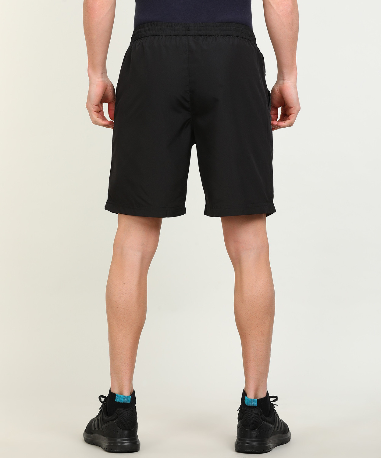 Image of Wildcraft Color Block Men Black Sports Shorts