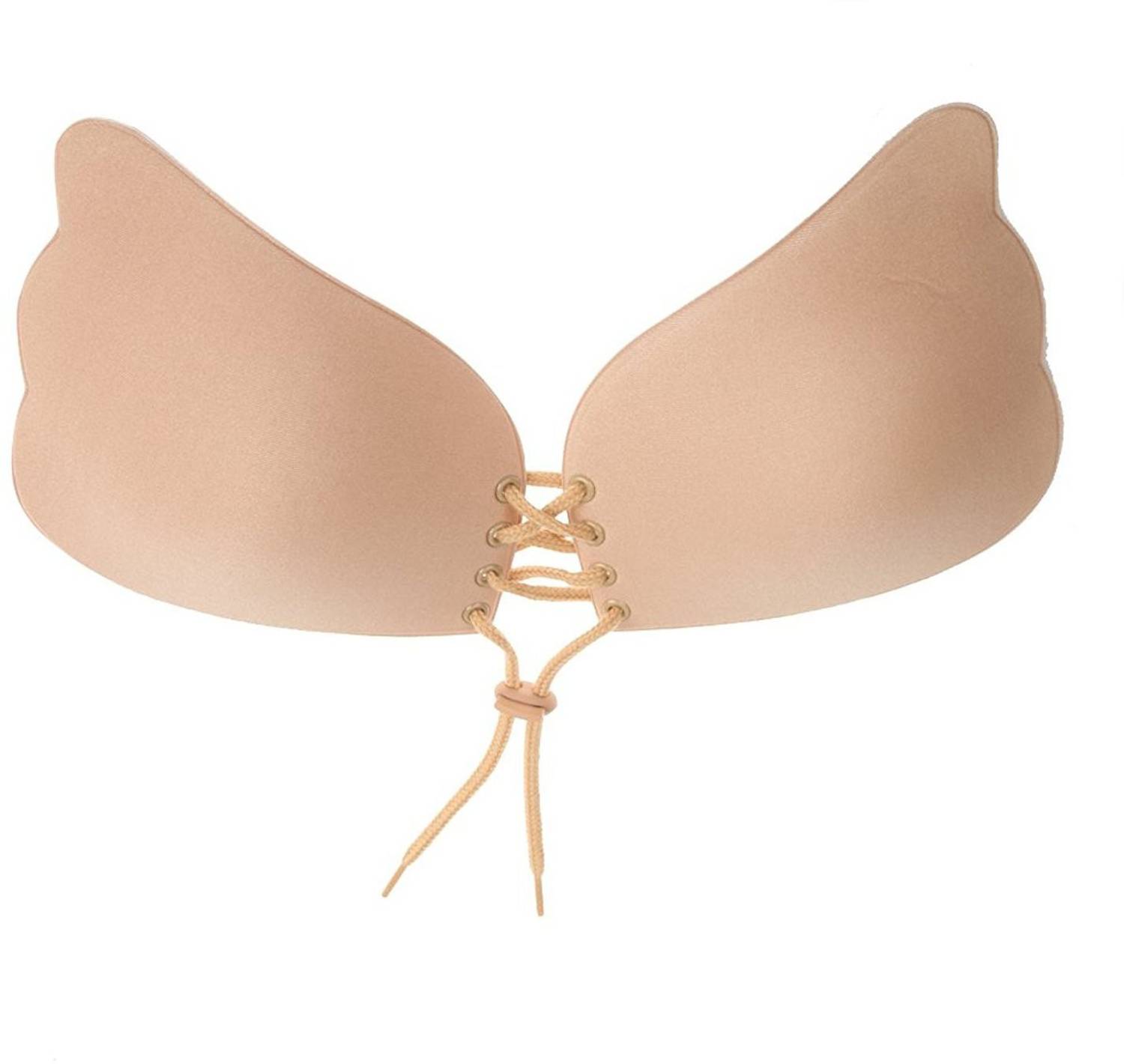 avk Women's Silicon Wired Stick on Push up self Adhesive Invisible Bra Women Push-up Lightly Padded Bra