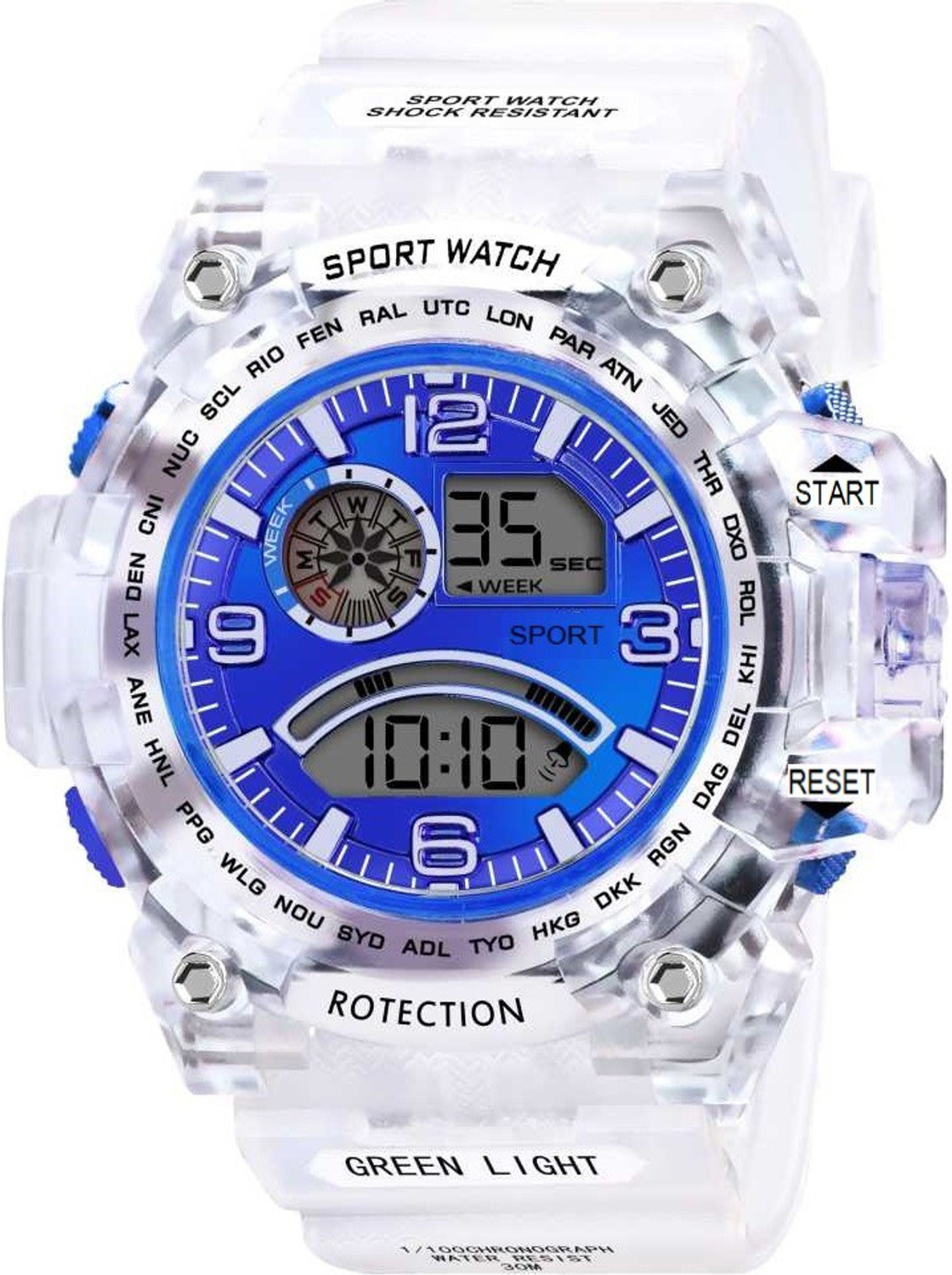 Image of ShopGlobal F-TM523 Digital Watch - For Men