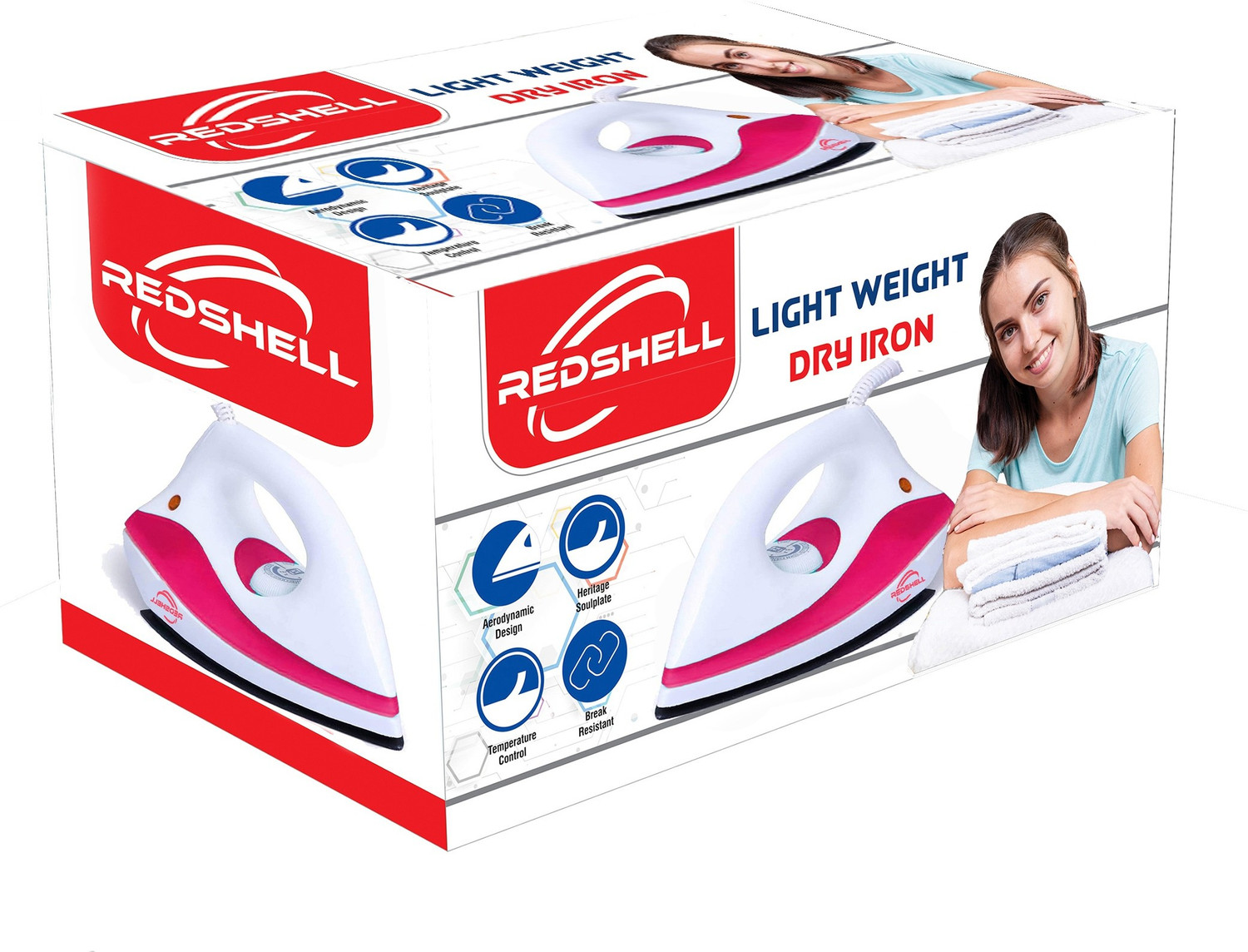 Image of RedShell Quick Heating Power Saving 1000 W Dry Iron