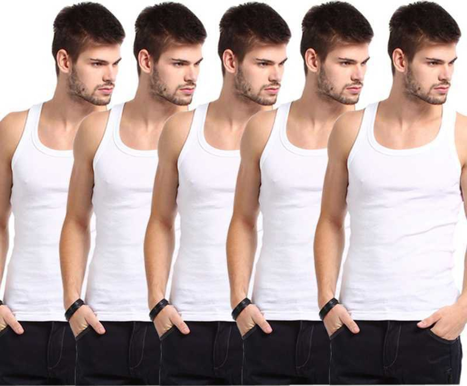 Image of RUPA Pack of 5 Men Vest