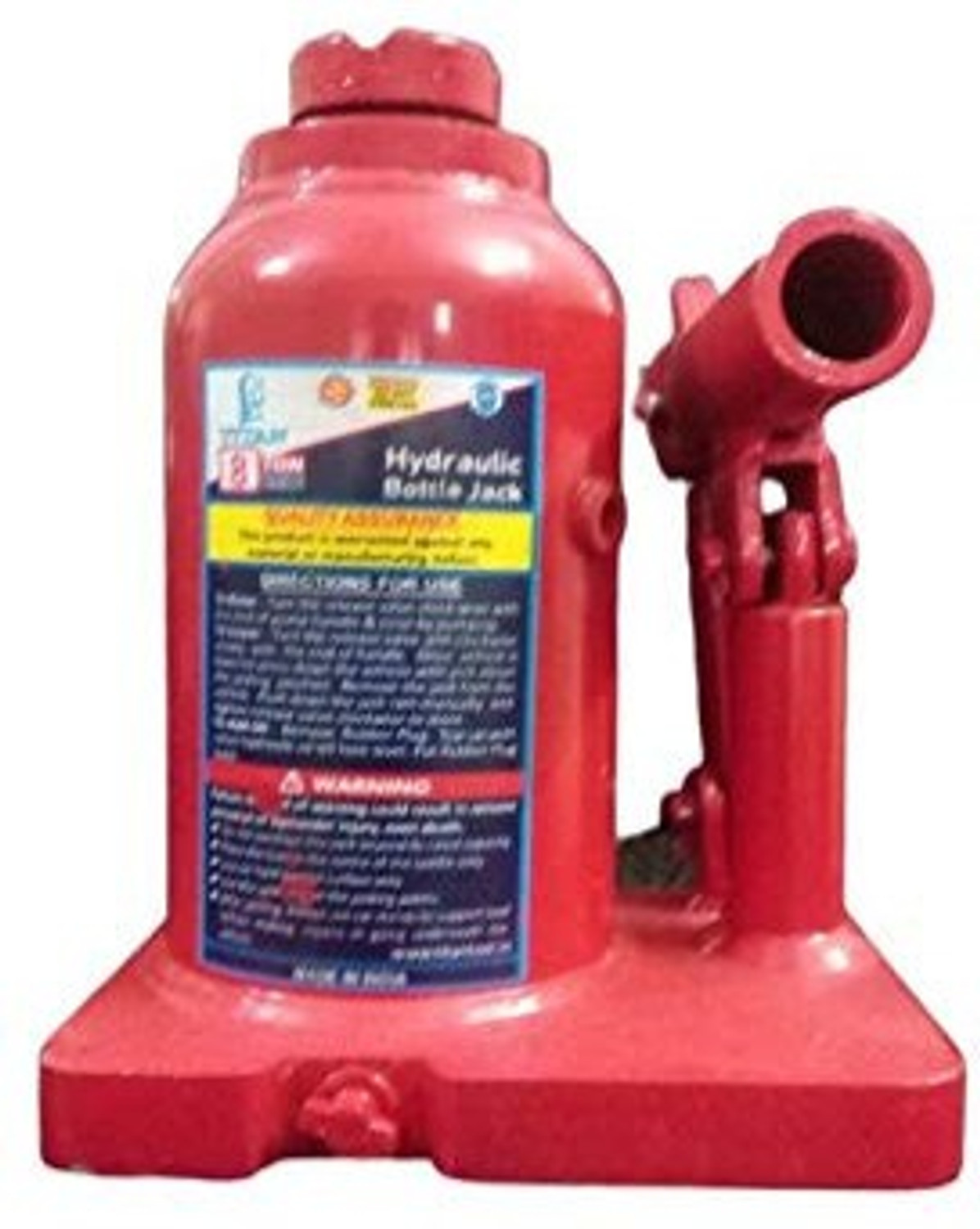 Image of AutoVision Hydraulic Bottle Vehivle Lift Jack 8 Ton (Heavy duty) for all Cars and SUVs Vehicle Jack