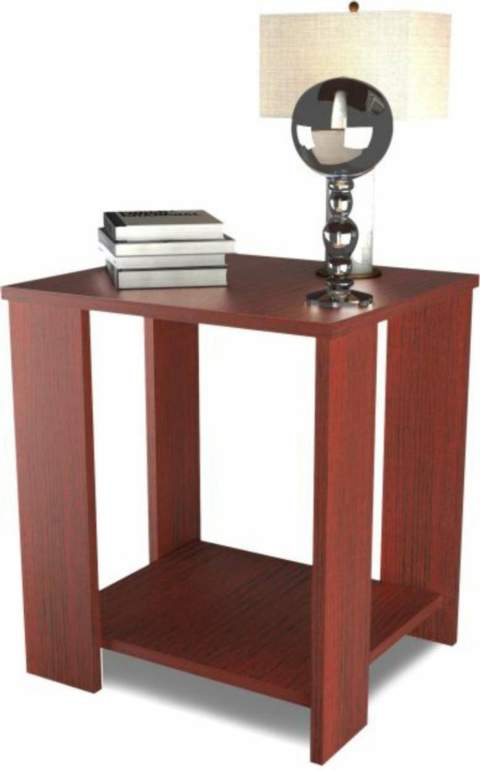 INDIAN DECOR SZY Solid Wood Side Table (Finish Color - Mahogany,