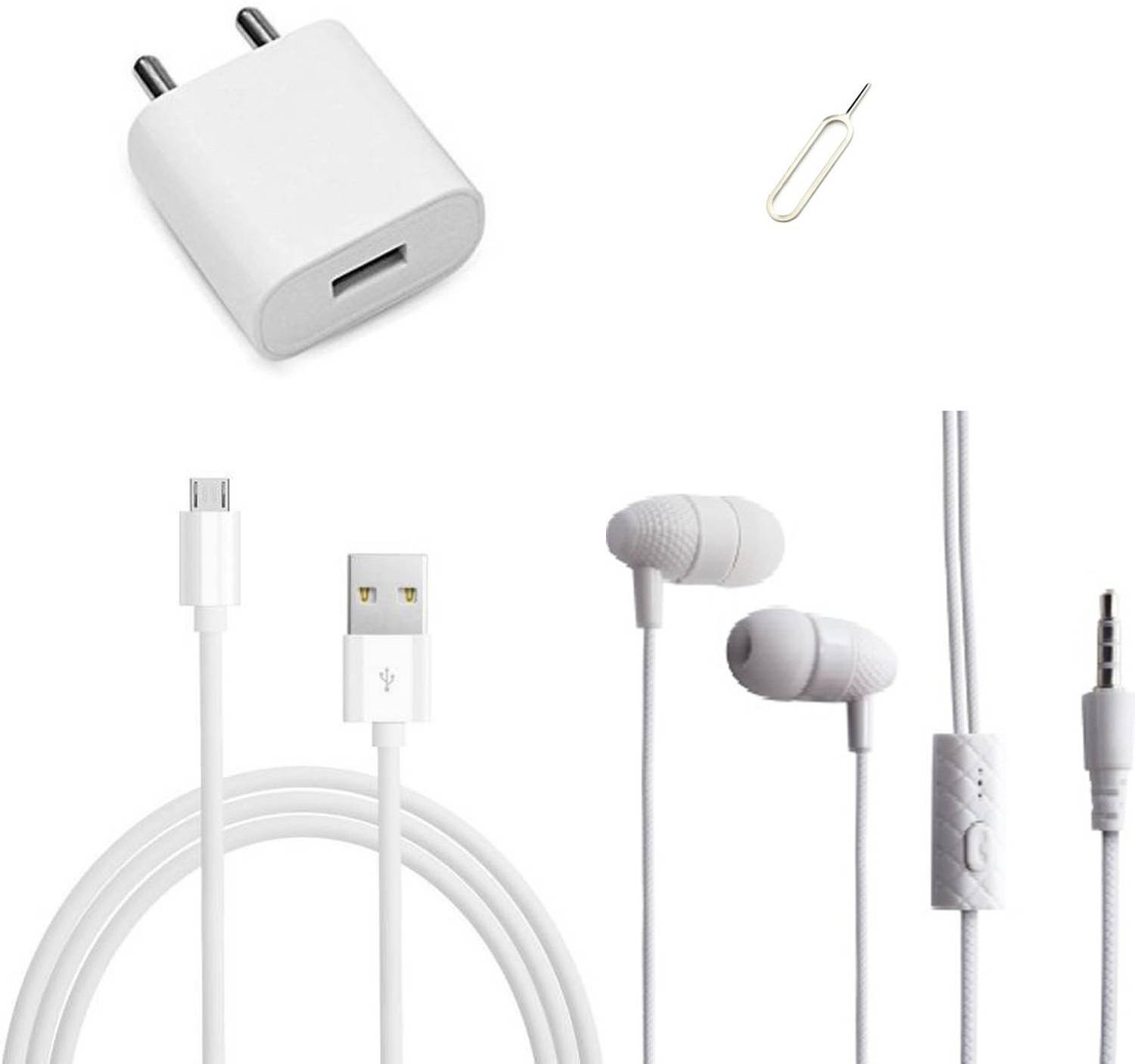 Badger Wall Charger Accessory Combo for Vivo Y91i, Vivo Y93 , Vivo Y15 2019, Vivo Y11 2019,Vivo Y12, Vivo Y15, Vivo Y53, Vivo Y53i, Vivo Y 71, Vivo Y71i, Vivo Y90, Vivo Y91, Vivo Y91, Vivoi Y90, Vivo Y81i, Vivo Y53i Original Adapter Like Wall Charger, Mobile Power Adapter, Fast Charger, Android Smartphone Charger, Battery Charger, High Speed Travel Charger With 1 Meter Micro USB Cable Charging Cable Data Transfer Cable