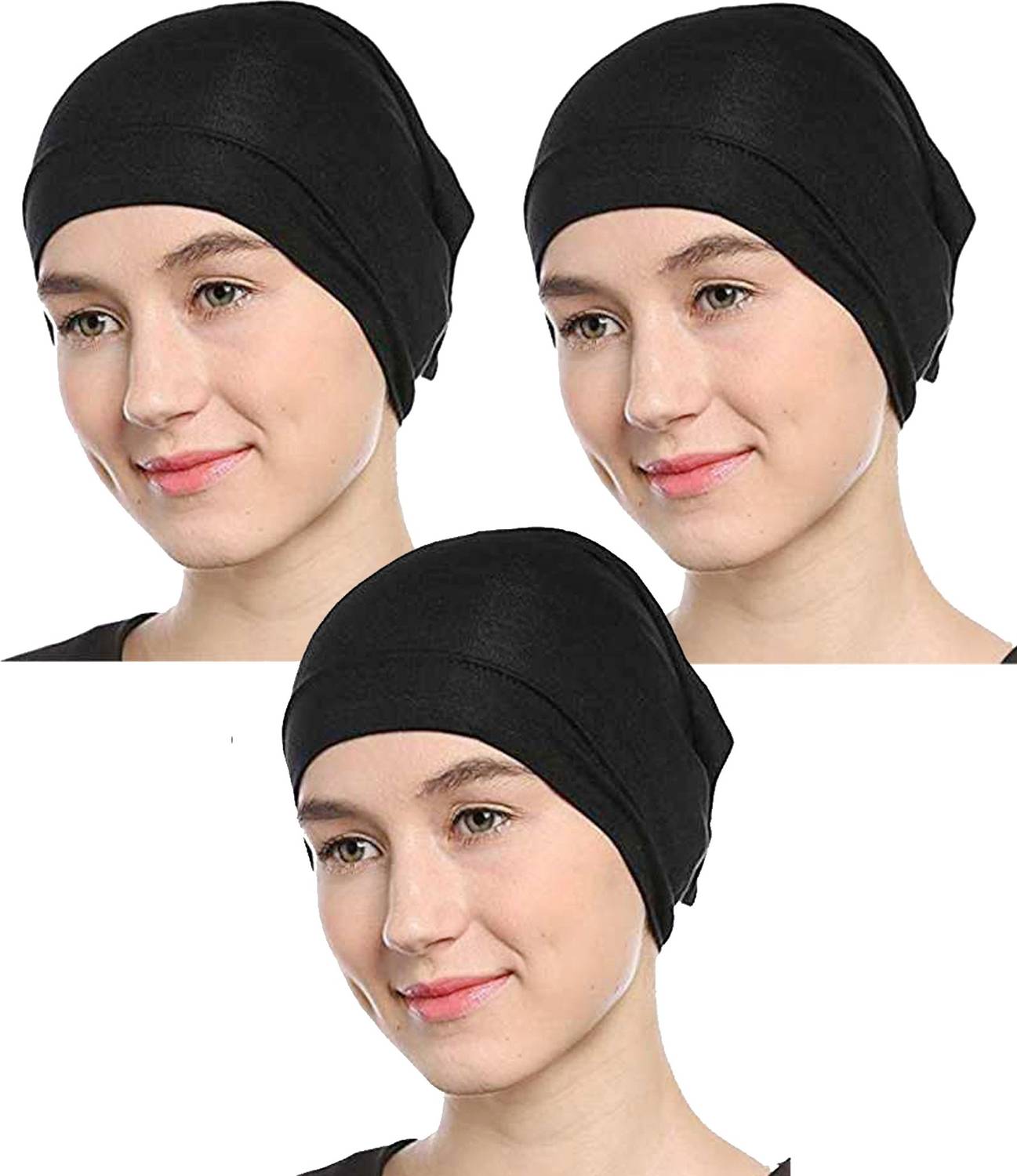 MONATI Solid Beanie Pack of 3 - Image 1