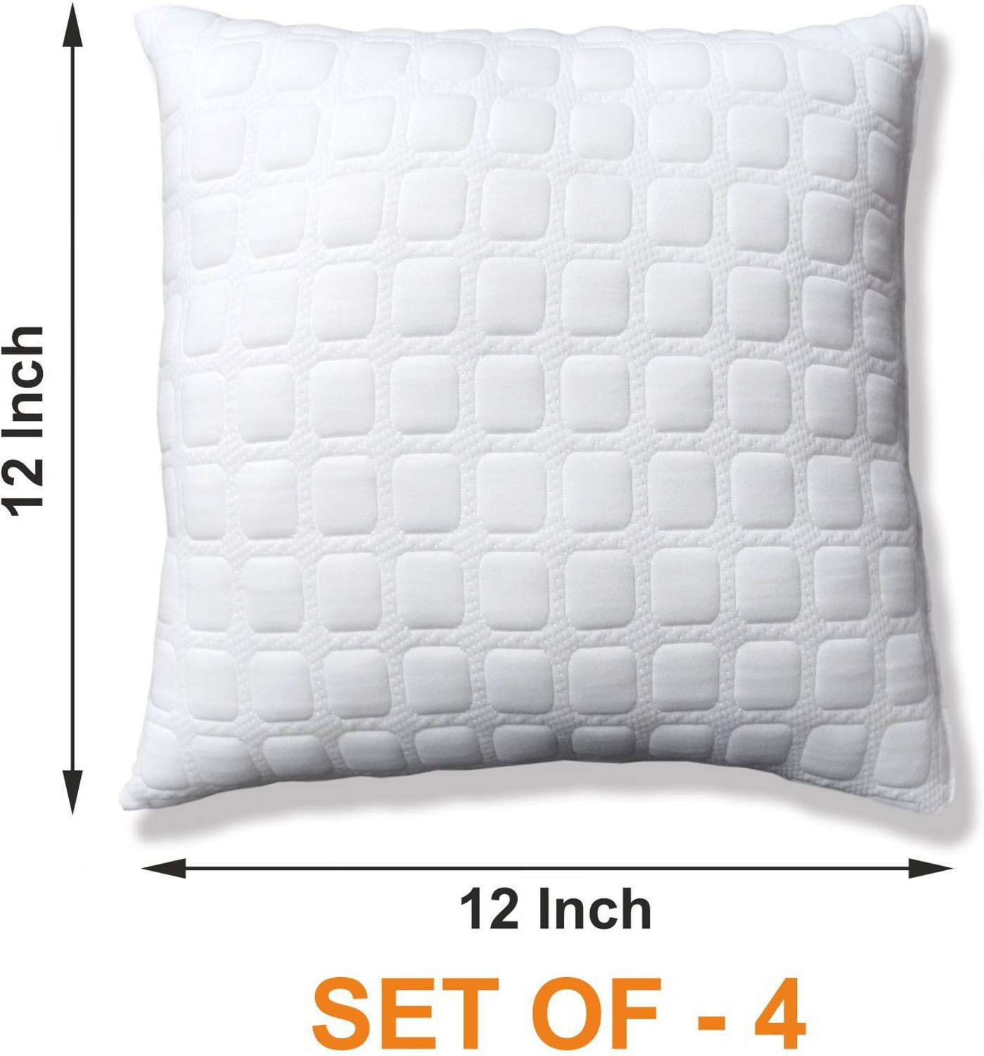 Image of Dreamfactory Polyester Fibre Cushion Pack of 4 Geometric