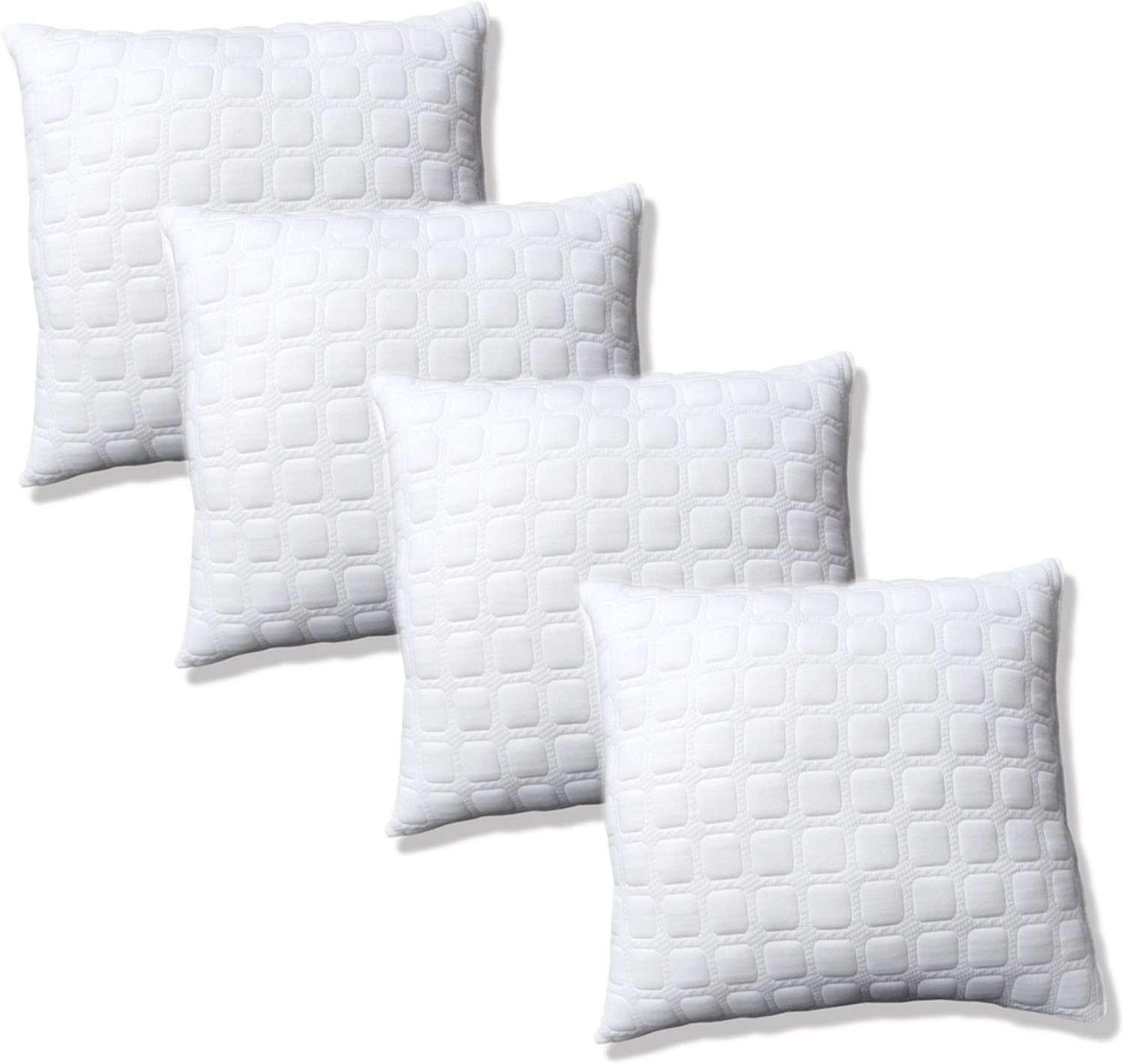 Image of Dreamfactory Polyester Fibre Cushion Pack of 4 Geometric