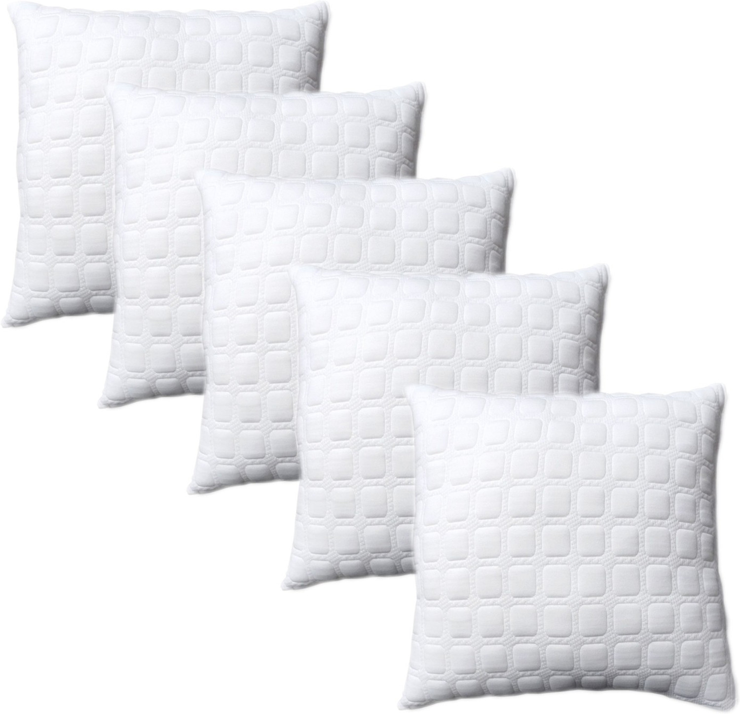 Image of Dreamfactory Polyester Fibre Cushion Pack of 5 Geometric