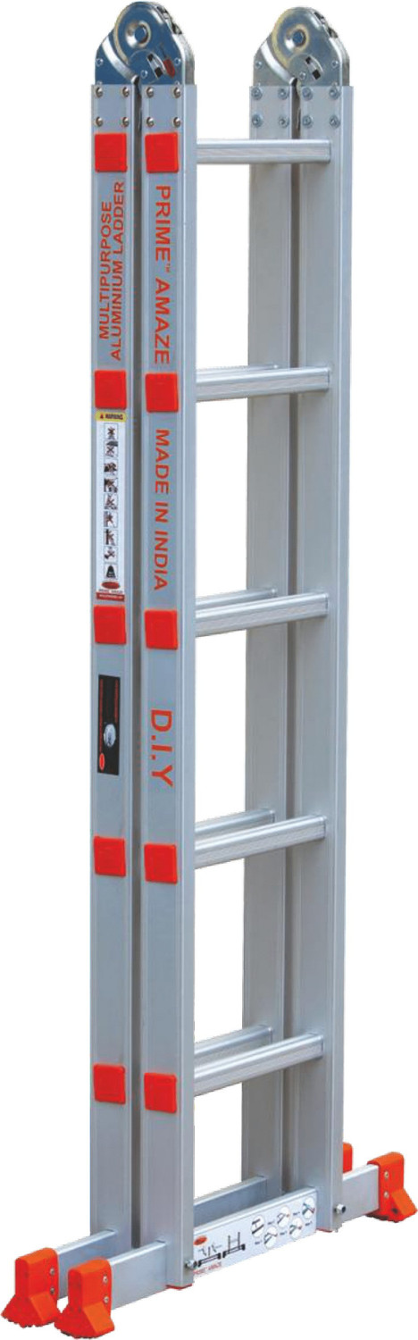 Image of Prime Amaze Multipurpose (10Ft.) inchMade in India inch Foldable Aluminium Ladder