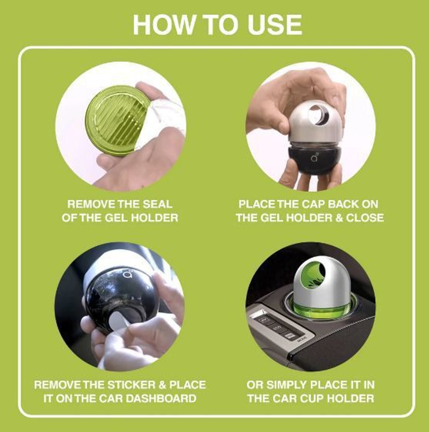Image of Godrej aer twist car air freshener fresh lush green Car Freshener Diffuser aer twist, car air freshener fresh lush green