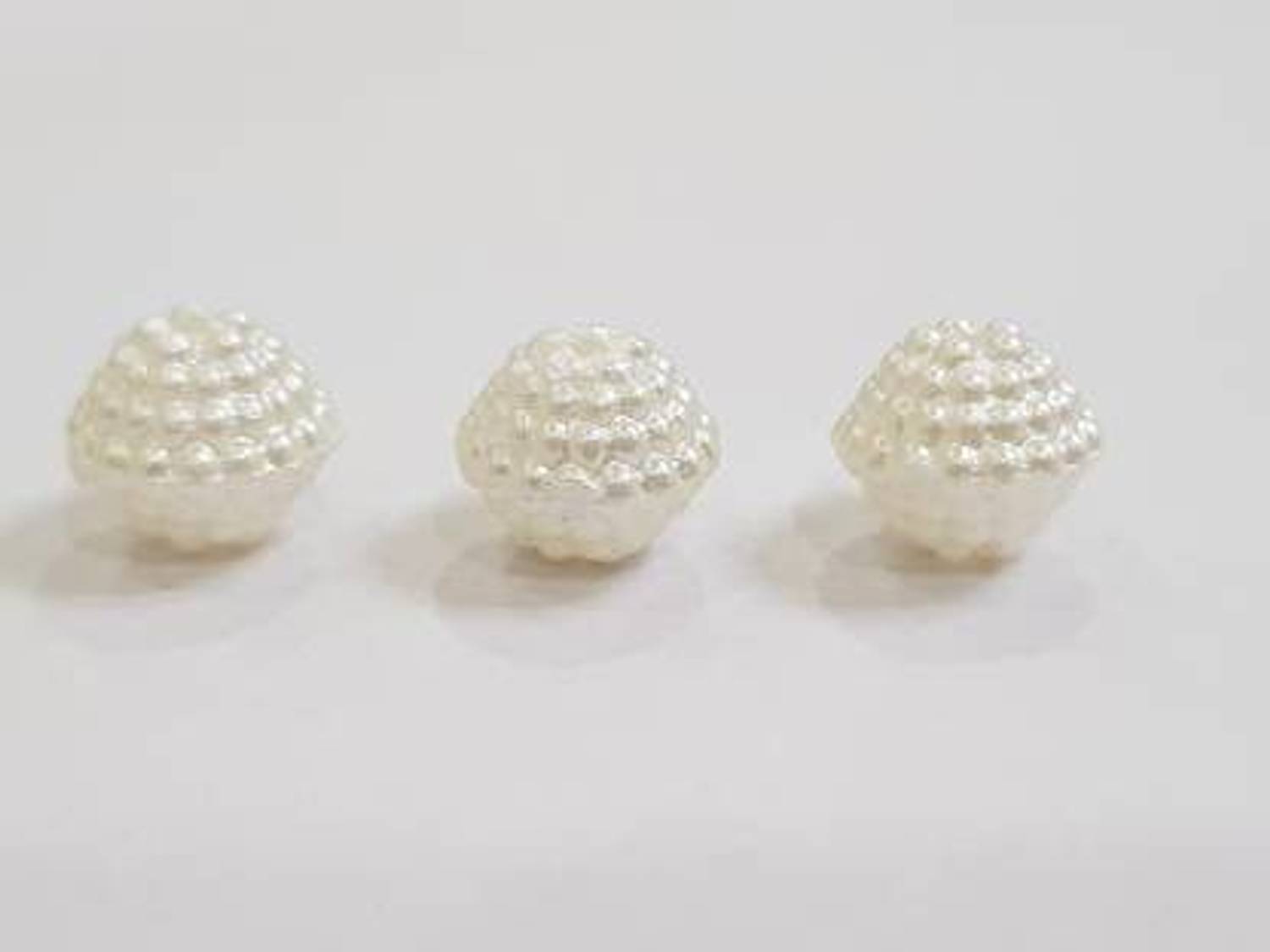 BBS DEAL 8mm Material Artificial Design White Moti Balls Pearls Beads For Jewellery Making 125 PCS