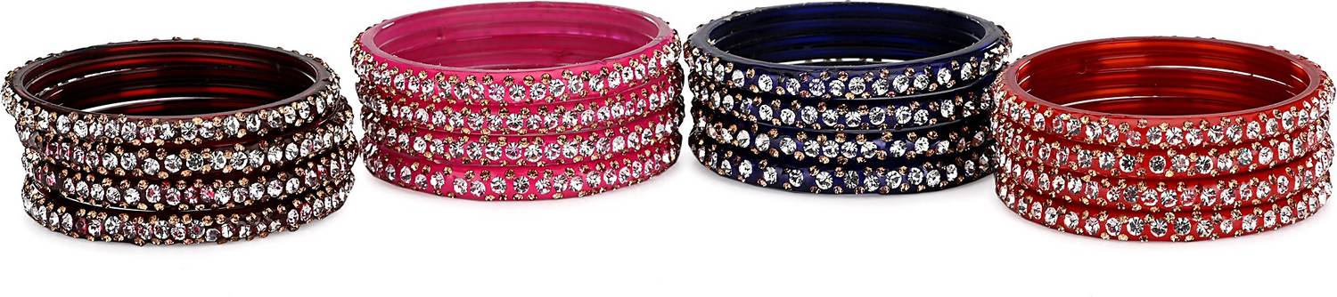 1st Time Glass Bangle Set
