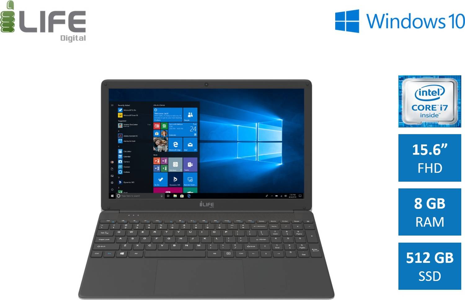 LifeDigital Zed Intel Core i7 6th Gen 6660U - (8 GB/512 GB SSD