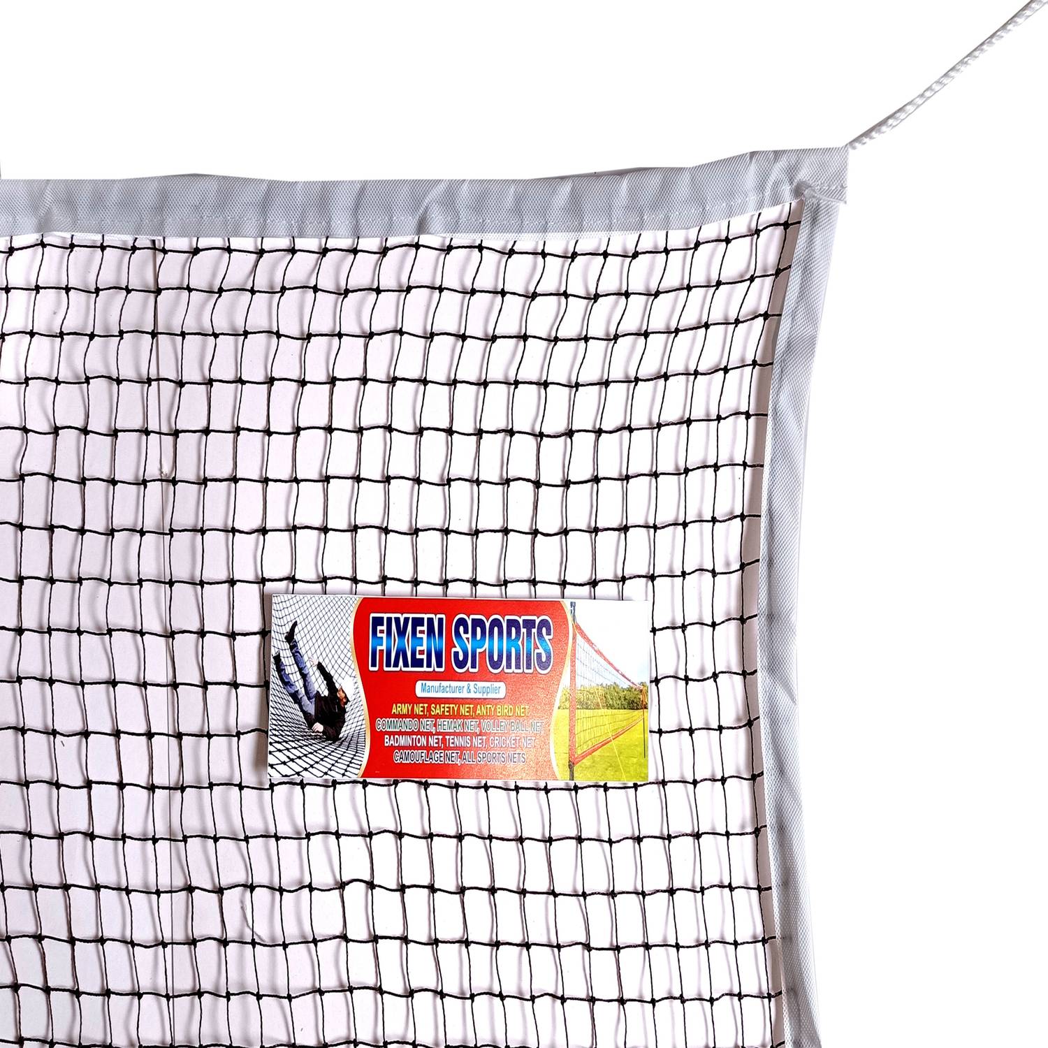 Badmintion Net Saiz 21x2.5 Feet 4 Said tape 2 Said Dori Badminton Net - Image 3