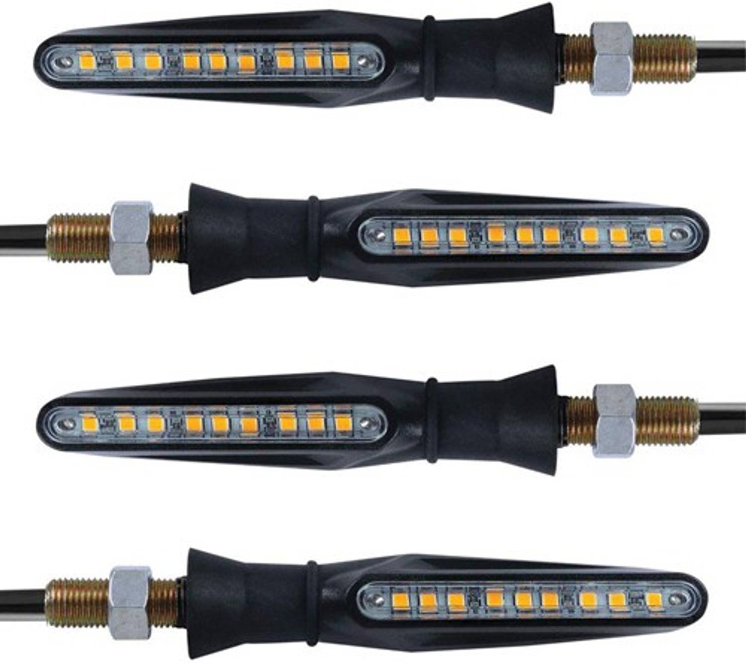 Avinavv Front, Side, Rear LED Indicator Light for Universal For Bike Universal For Bike