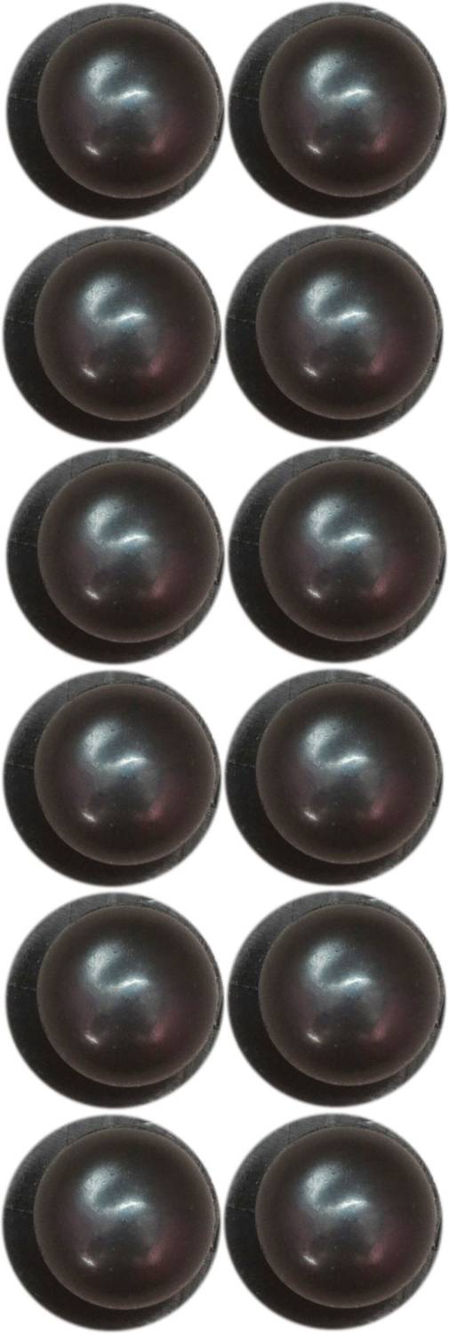 AL-Crease Black Nylon Buttons