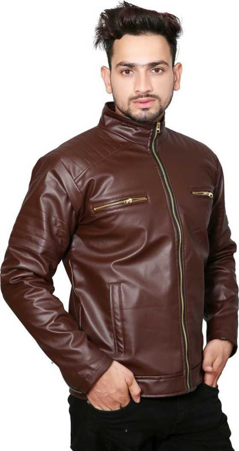 Image of A S K Full Sleeve Solid Men Jacket