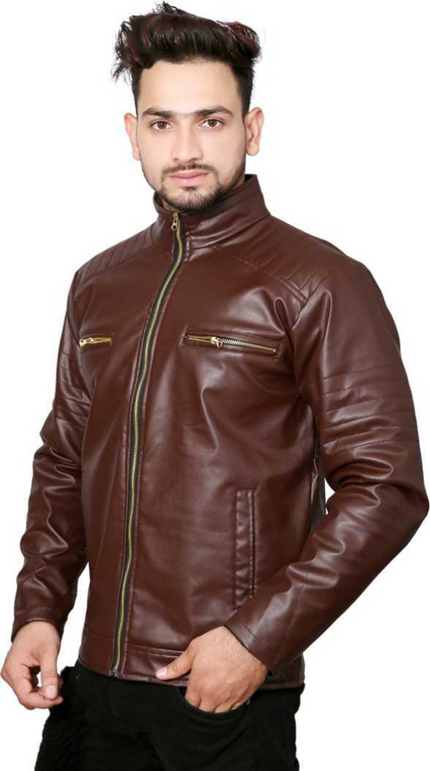 Image of A S K Full Sleeve Solid Men Jacket