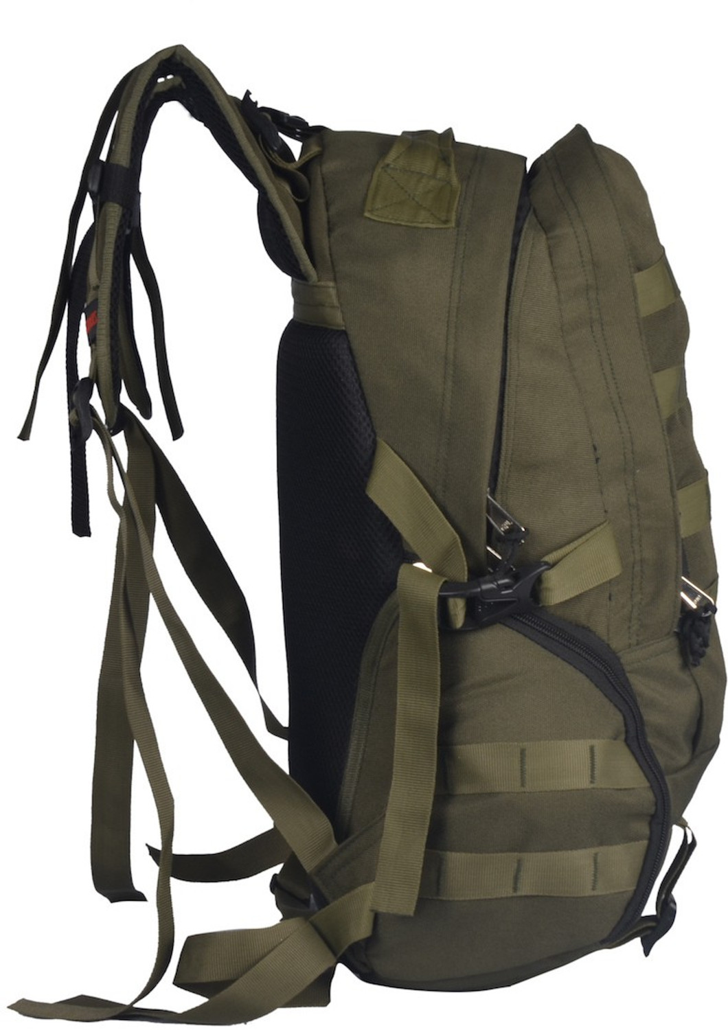Image of AdventIQ Climber Military /Army 26 L Day-pack Rucksack /Backpack Military Olive Green Clr. 26 L Backpack