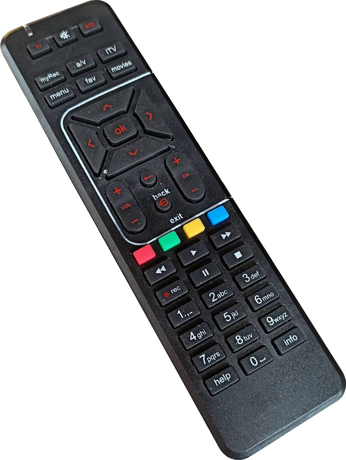 Axelleindia Compatible HD DTH Set Top Box Remote with Learning ModeFor Airtel DTH Remote Controller
