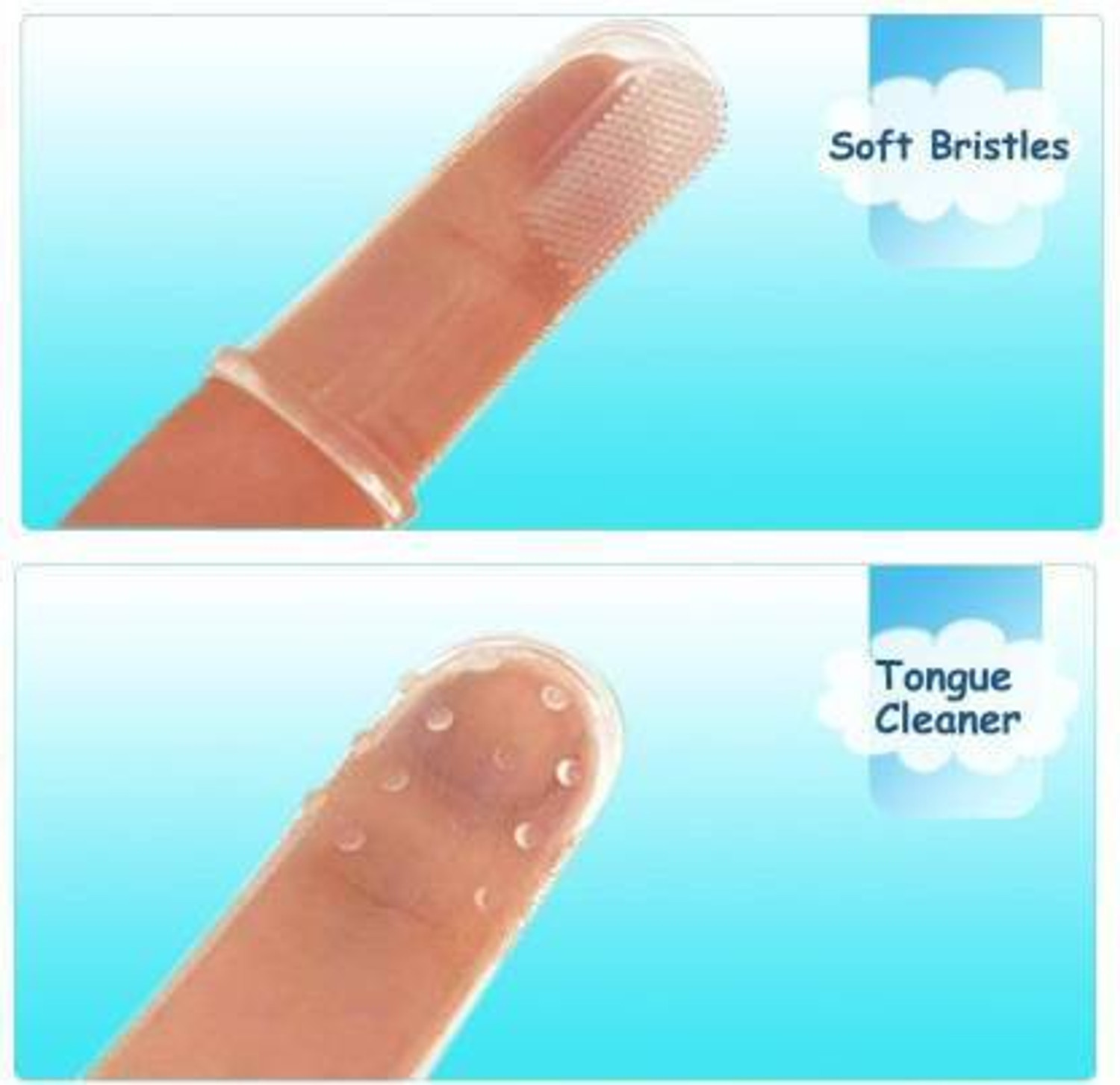 Image of LuvLap Finger Toothbrush With Case Extra Soft Toothbrush