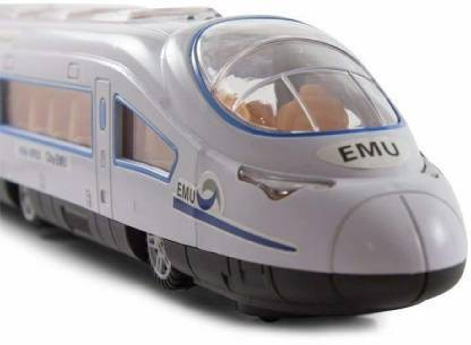 Image of Kidz N Toys Bump and Go High Speed Bullet Train Toy - 3D Lighting and Musical Fun Sounds