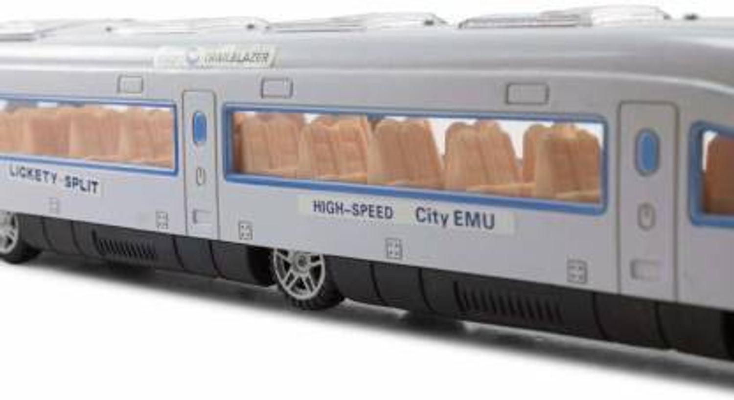 Image of Kidz N Toys Bump and Go High Speed Bullet Train Toy - 3D Lighting and Musical Fun Sounds