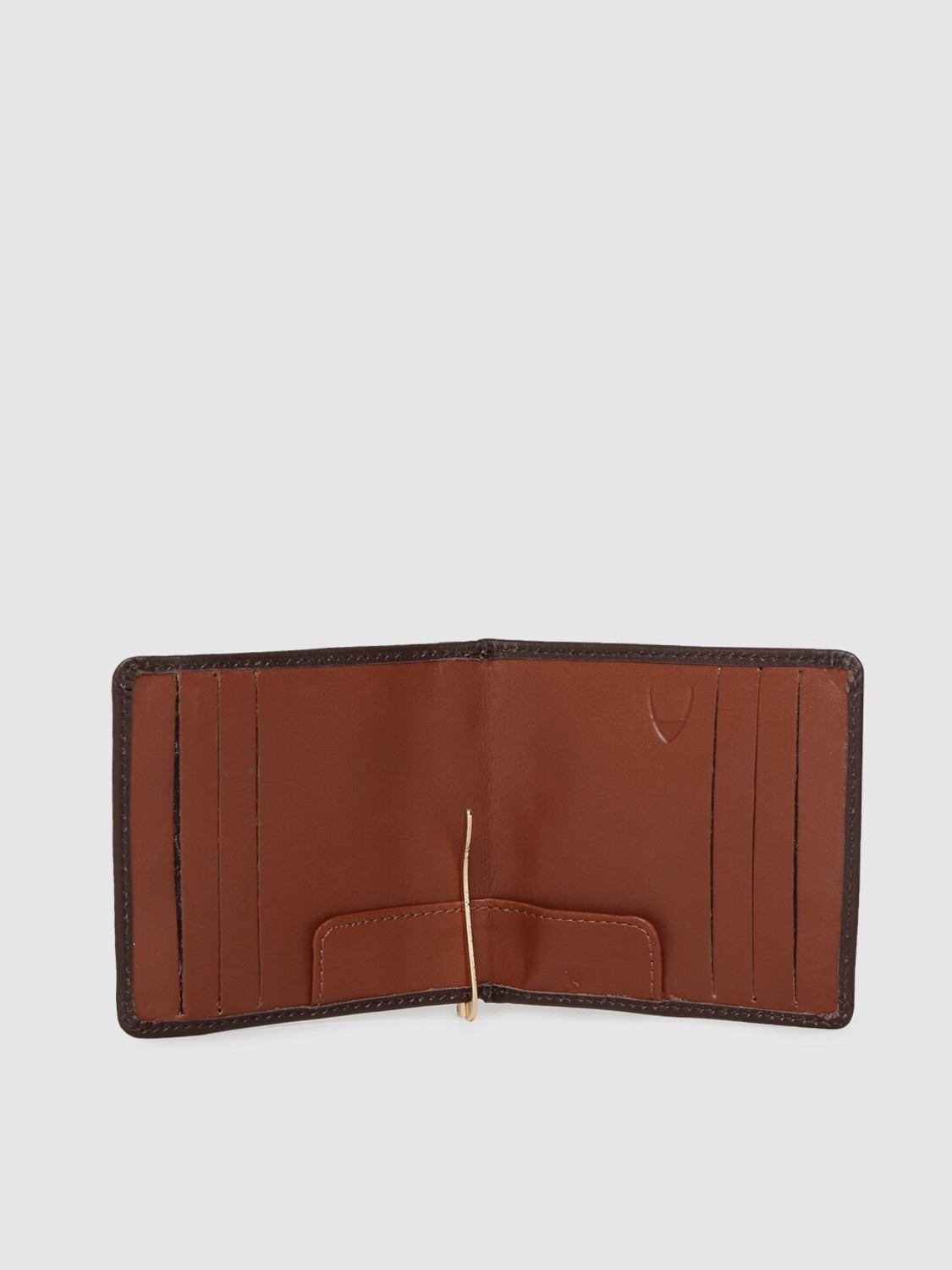 Image of HIDESIGN Men Brown Genuine Leather Card Holder