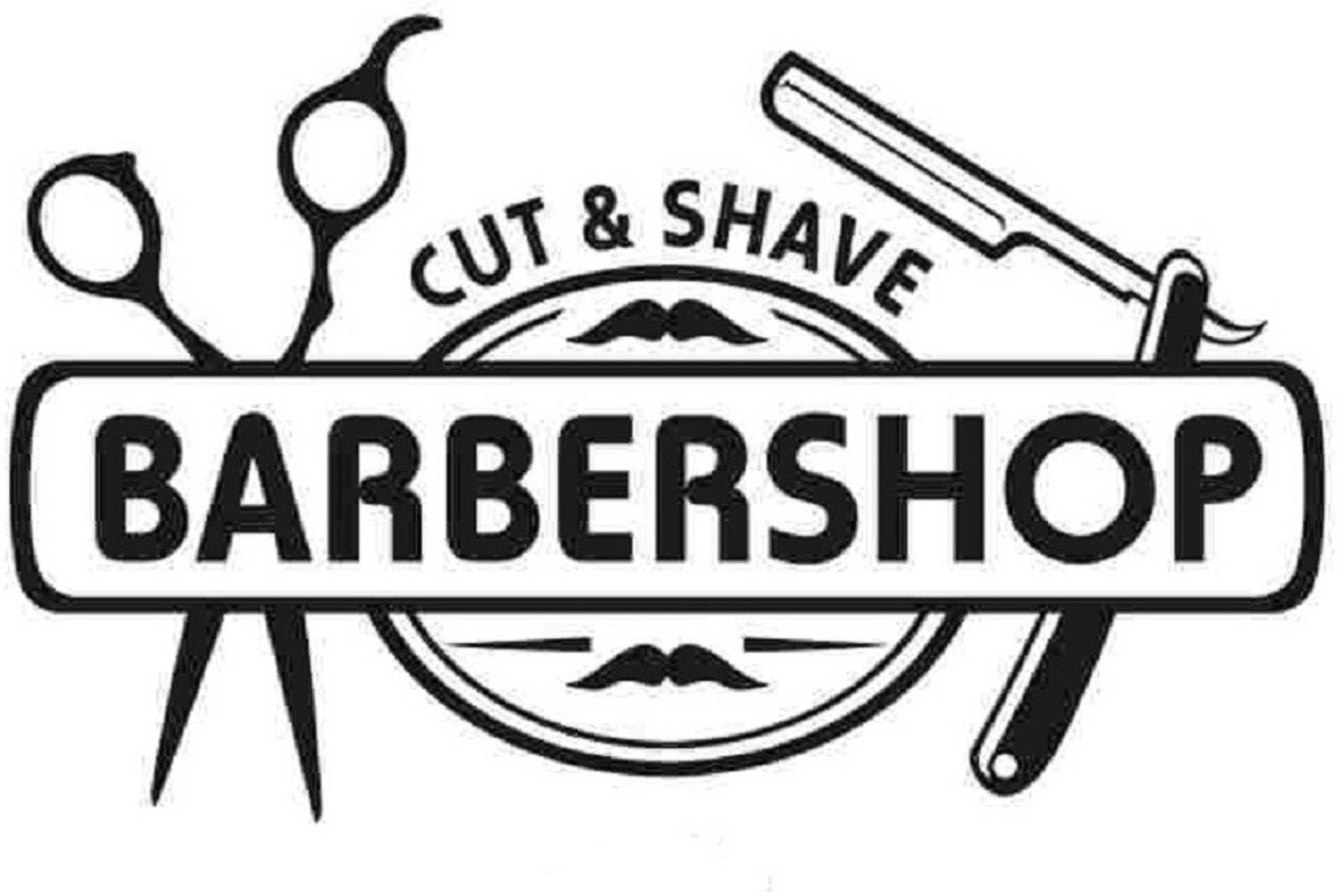 amazinghubsolution 58 cm a-barber-2 Self Adhesive Sticker