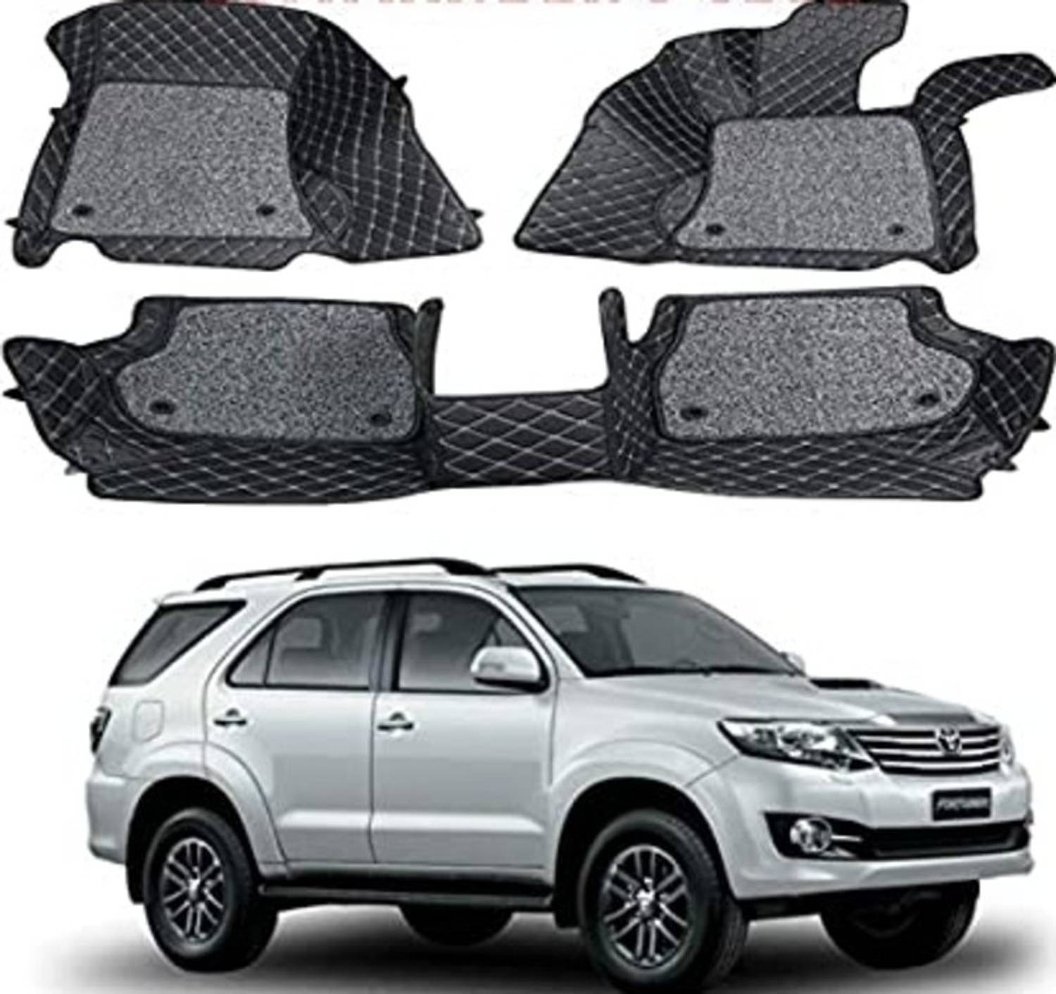 arneja trading company Leatherite 7D Mat For Toyota Fortuner Old