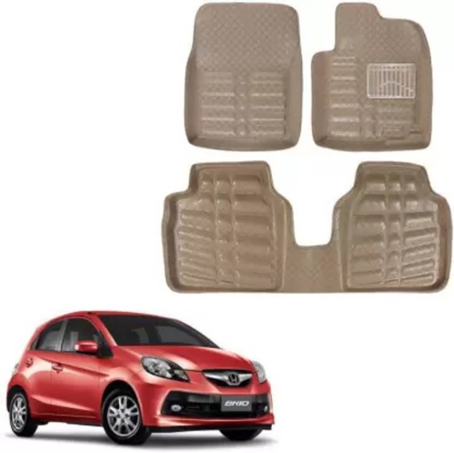 arneja trading company Polyutherine 3D Mat For Honda Brio