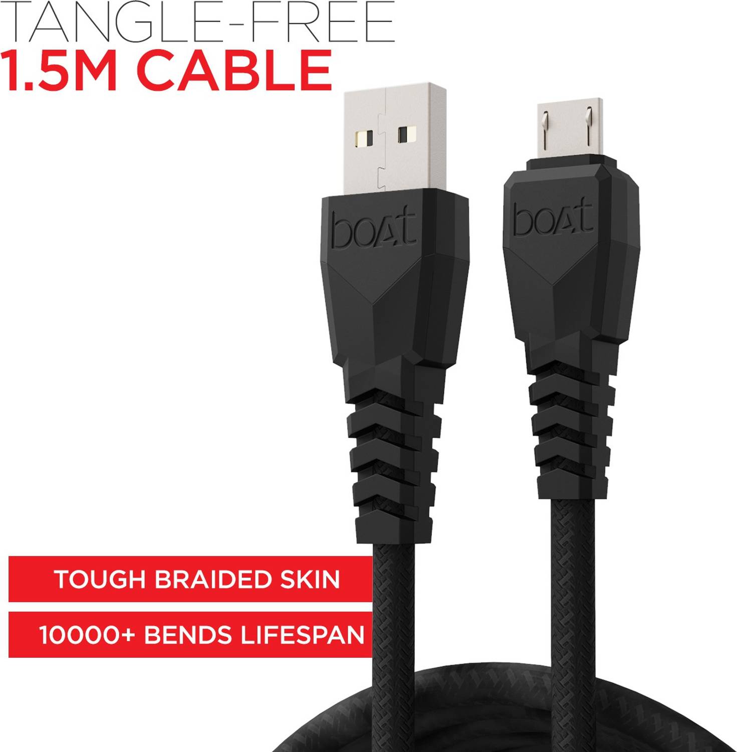 boAt Usbs 500-1.5 Micro Usb Cable