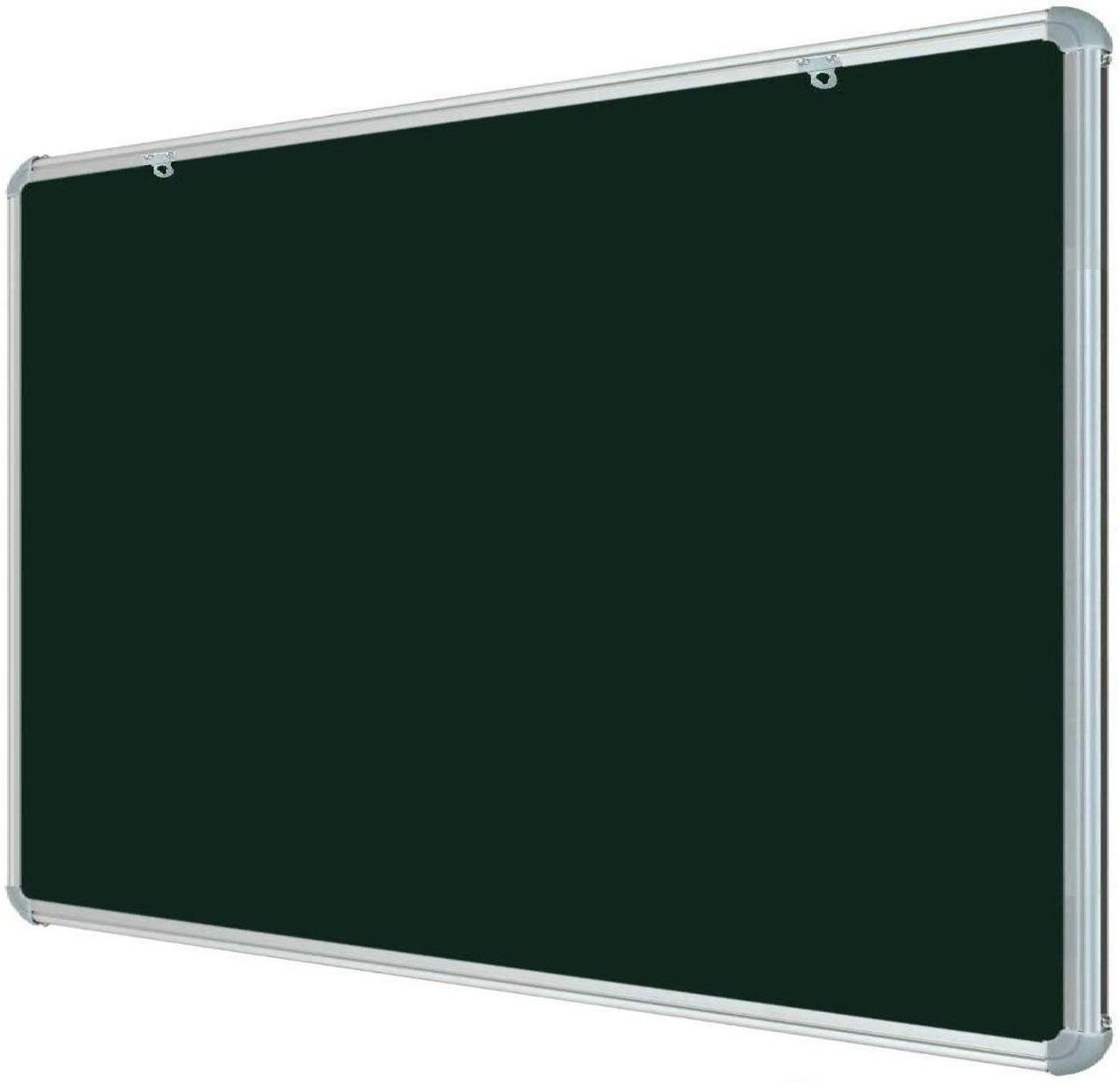 Image of Homedmart 2x3 Feet Super Nova Glosssy Surface Whiteboard (Non-magnetic) | Green Chalk Board Surface On The Back Side | Aluminium Frame Finishing | Ghost Marks Free Smooth Surface White, Green board