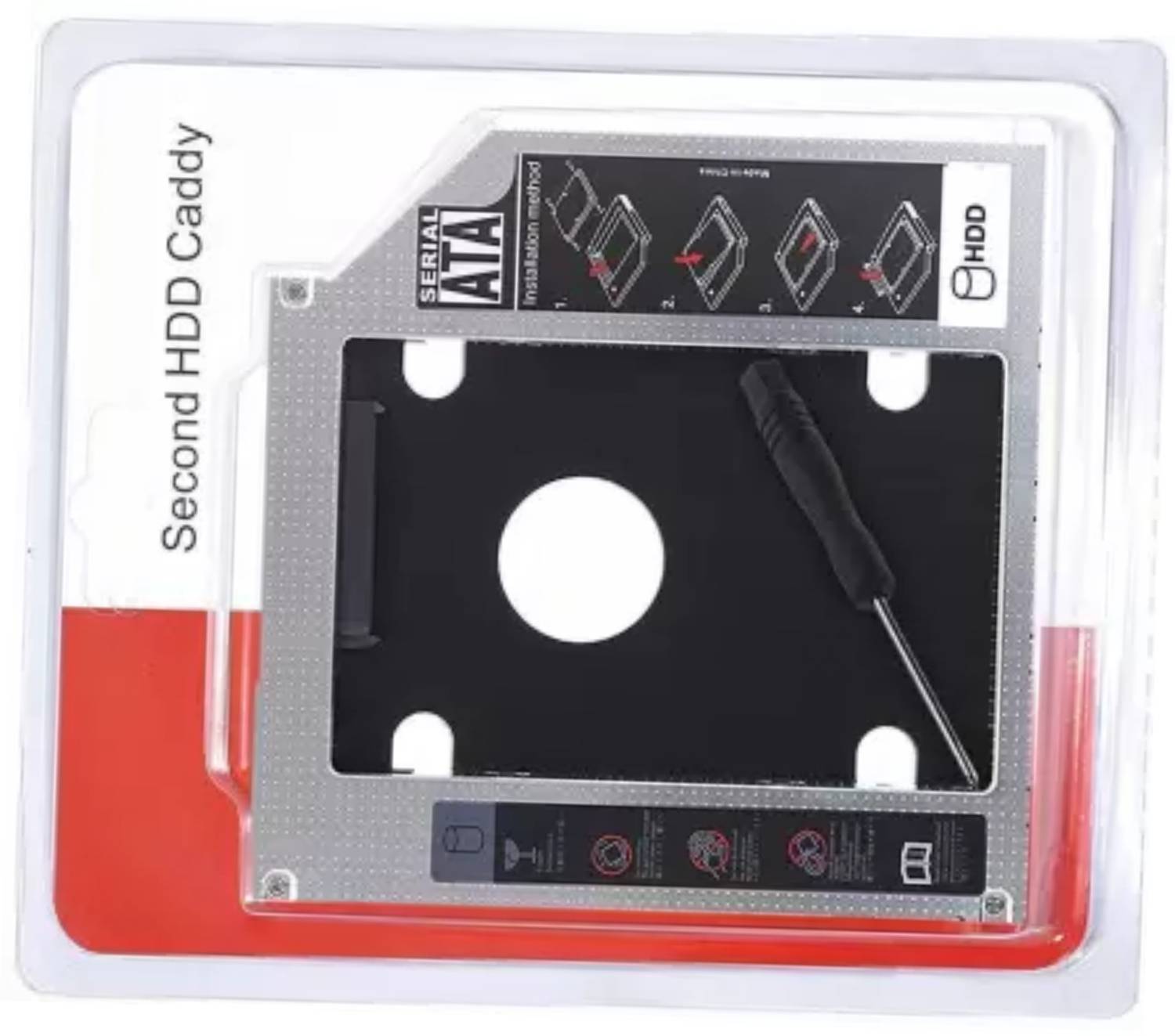 Be Fab 2.5 inch HDD Caddy 2nd Bay Black - Image 1