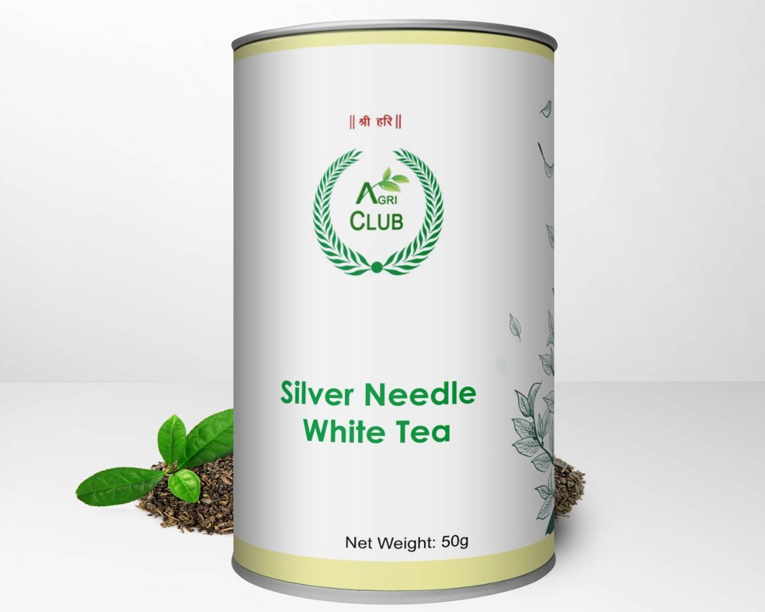 AGRI CLUB SILVER NEEDLE WHITE TEA-50Gm Herbs White Tea Tin