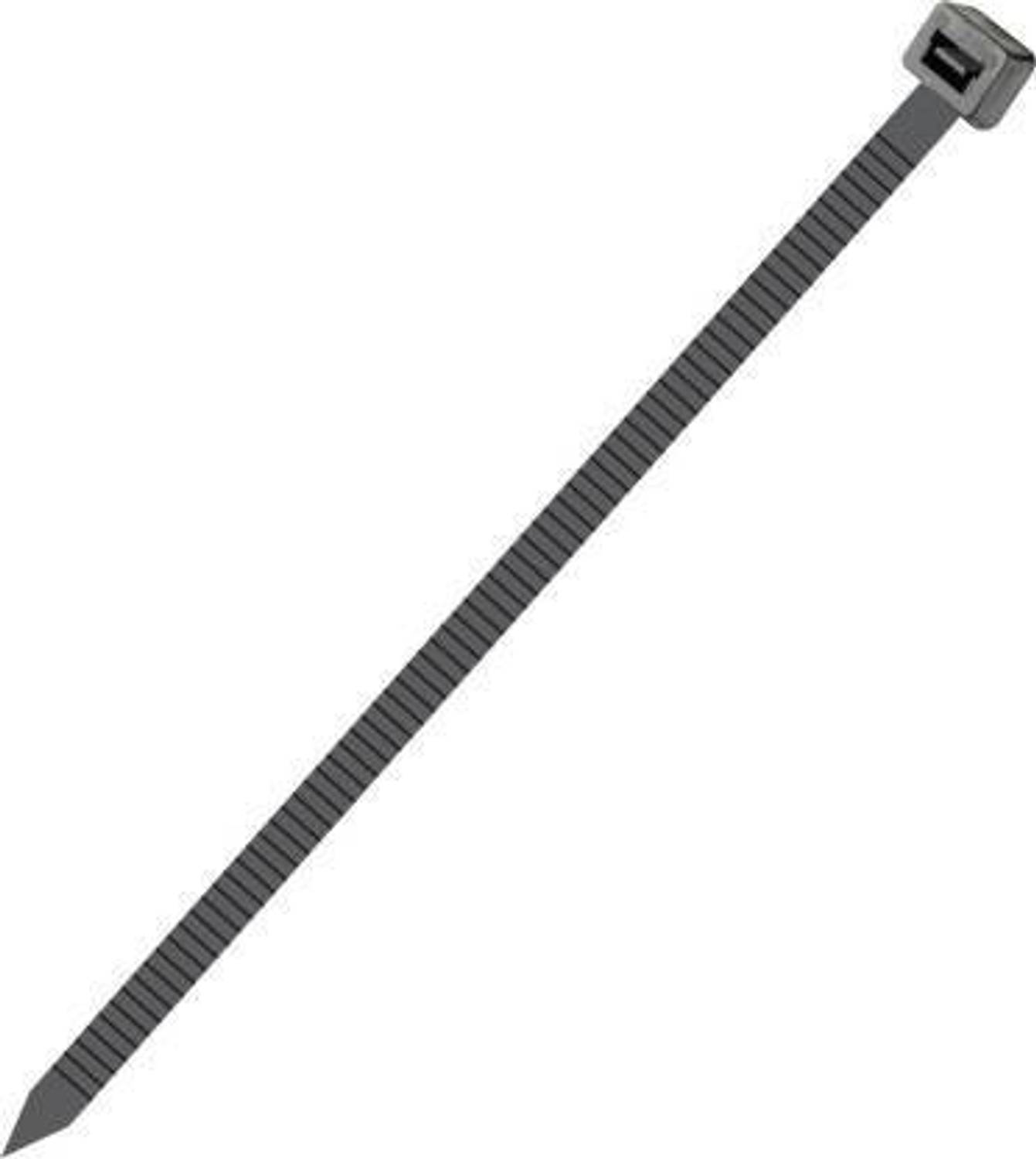 Leyden 100pcs 6 Inch Black Nylon Cable Ties Pack of 100 - Image 3