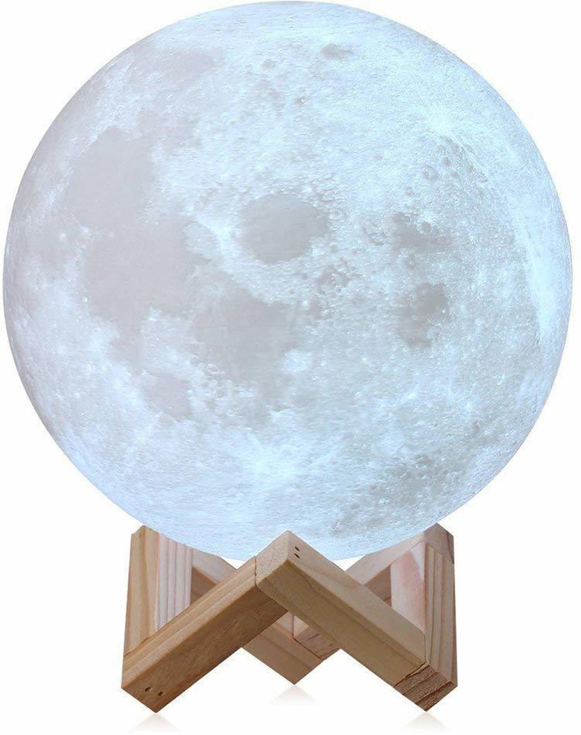FOROLY 3D Moon Lamp, LED 16 Colors Moon Night Light Lamp, Remote