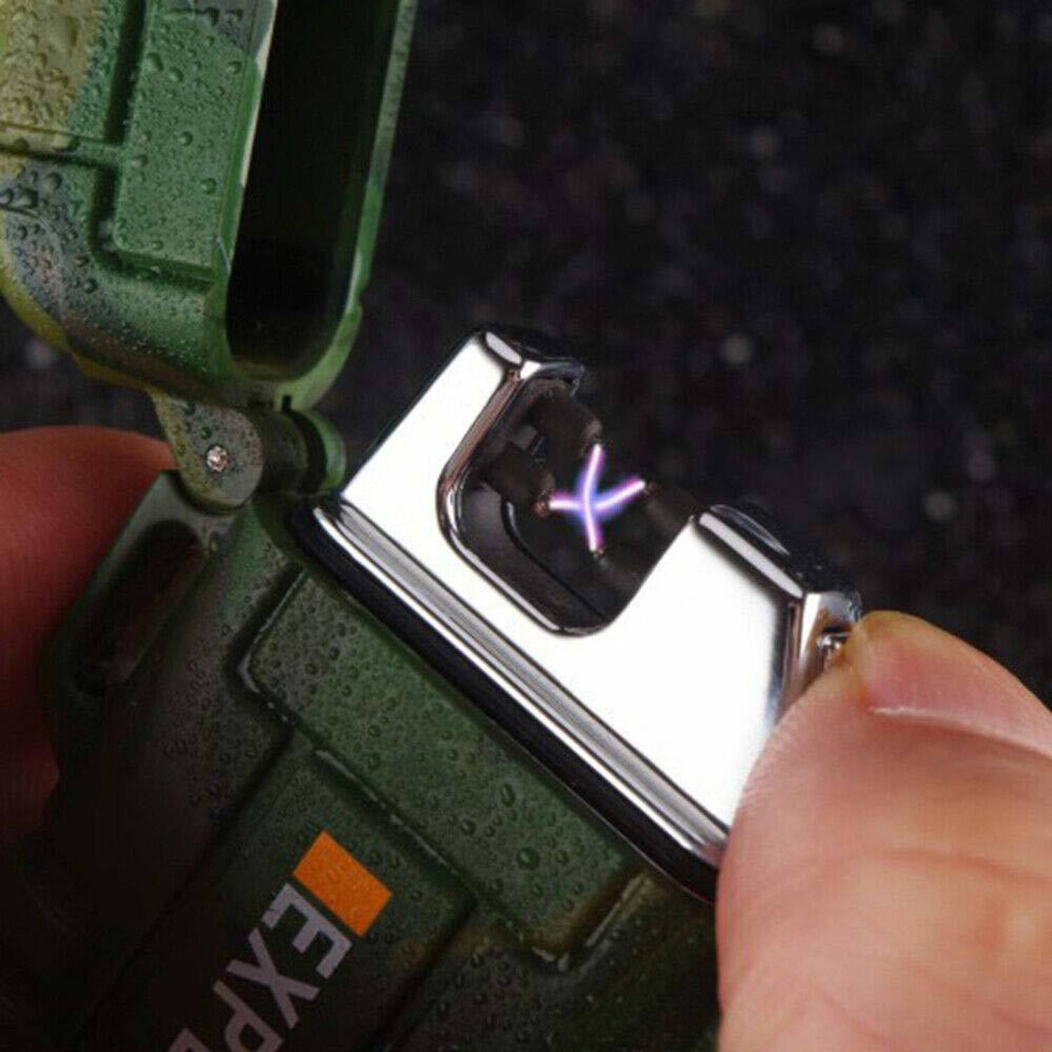 Explorer Dual Arc Lighter Rechargeable Plasma Arc Electronic Electric  Lighter Green-Military Cigarette Lighter Price in India - Buy Explorer Dual  Arc Lighter Rechargeable Plasma Arc Electronic Electric Lighter  Green-Military Cigarette Lighter online