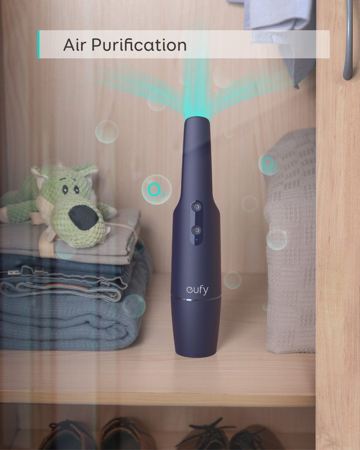 Image of Eufy by Anker ME-T2520631 Hand-held Vacuum Cleaner with Ozone Air Purification Technology