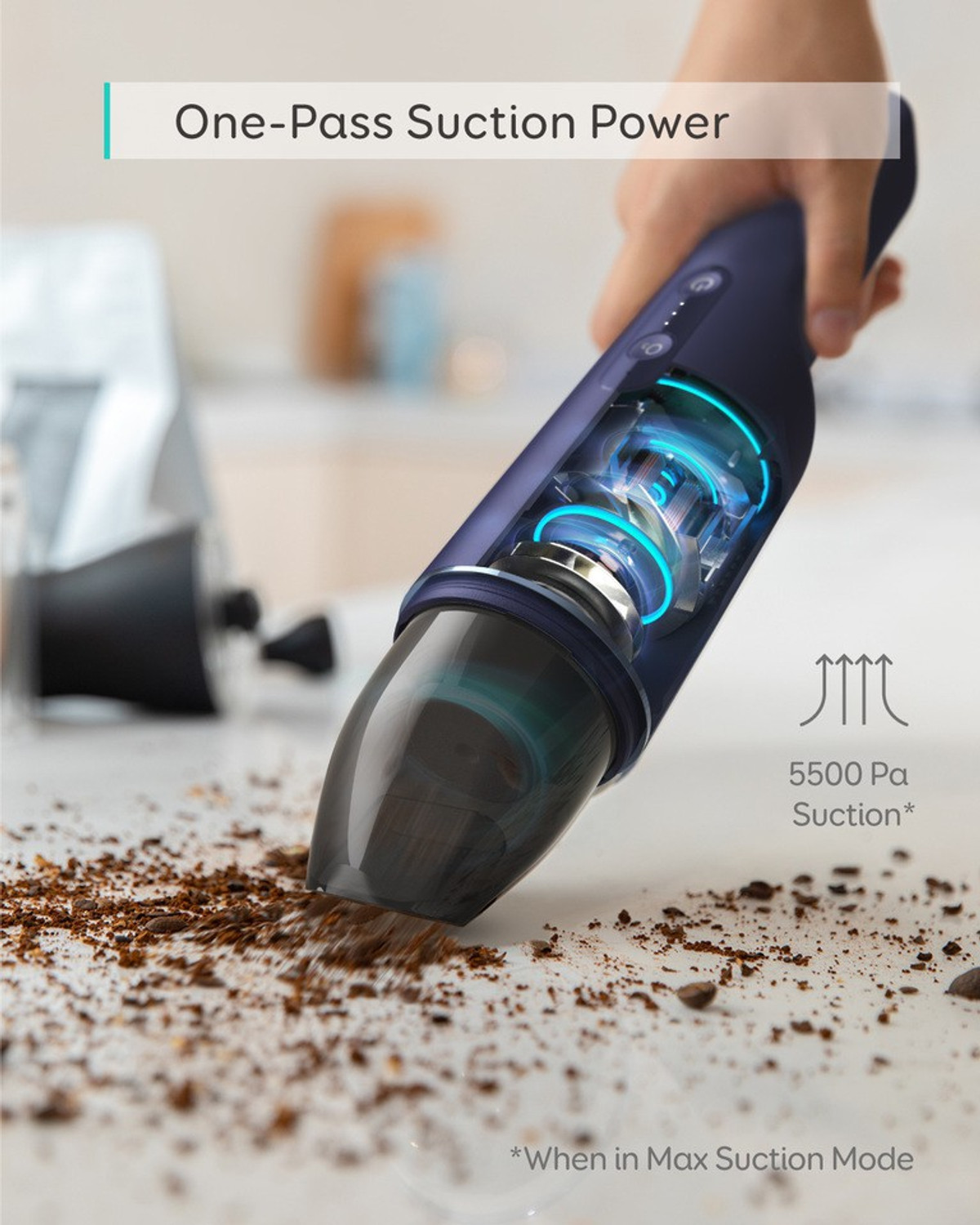 Image of Eufy by Anker ME-T2520631 Hand-held Vacuum Cleaner with Ozone Air Purification Technology