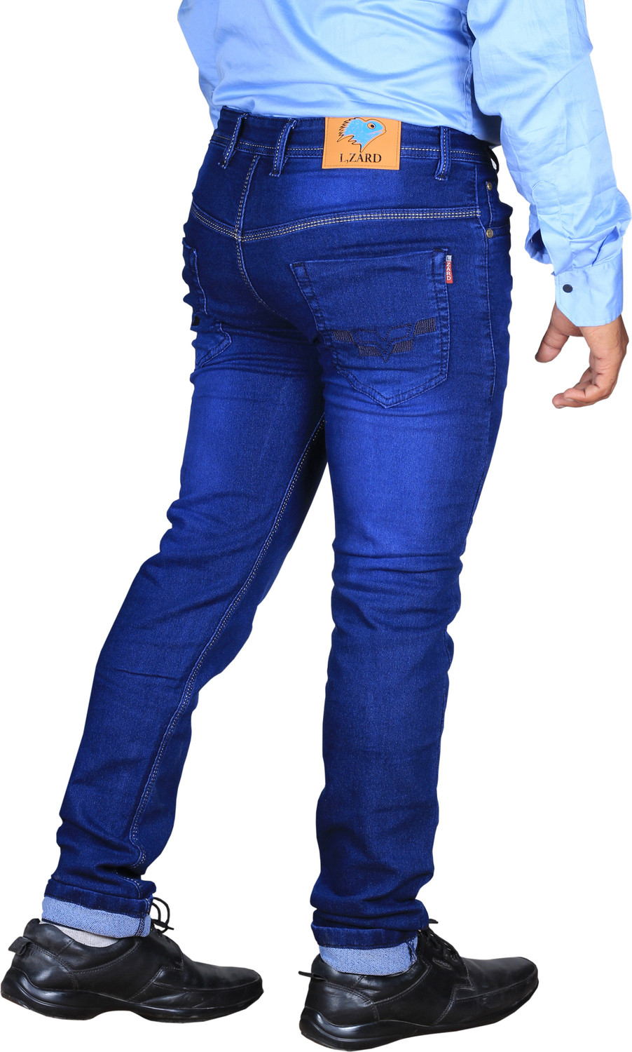 Image of Lzard Regular Men Blue Jeans