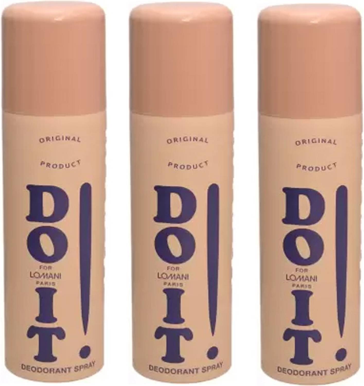 LOMANI Do It Body Spray 600 ML ( Pack of 3 ) Body Spray - For M