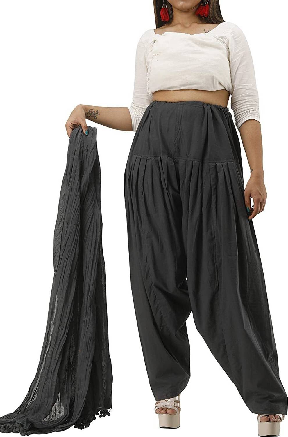 B9 store Women Patiala Dupatta Set