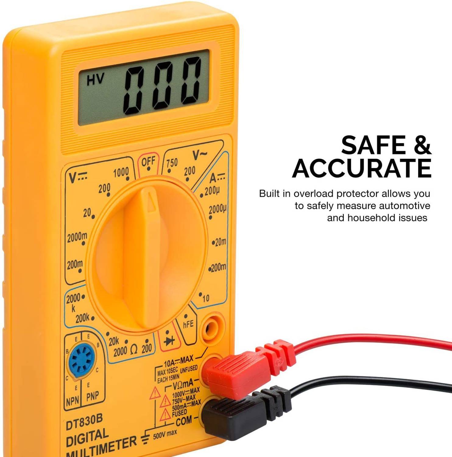 HOTFIX Digital Multimeter LCD AC DC - Image 3