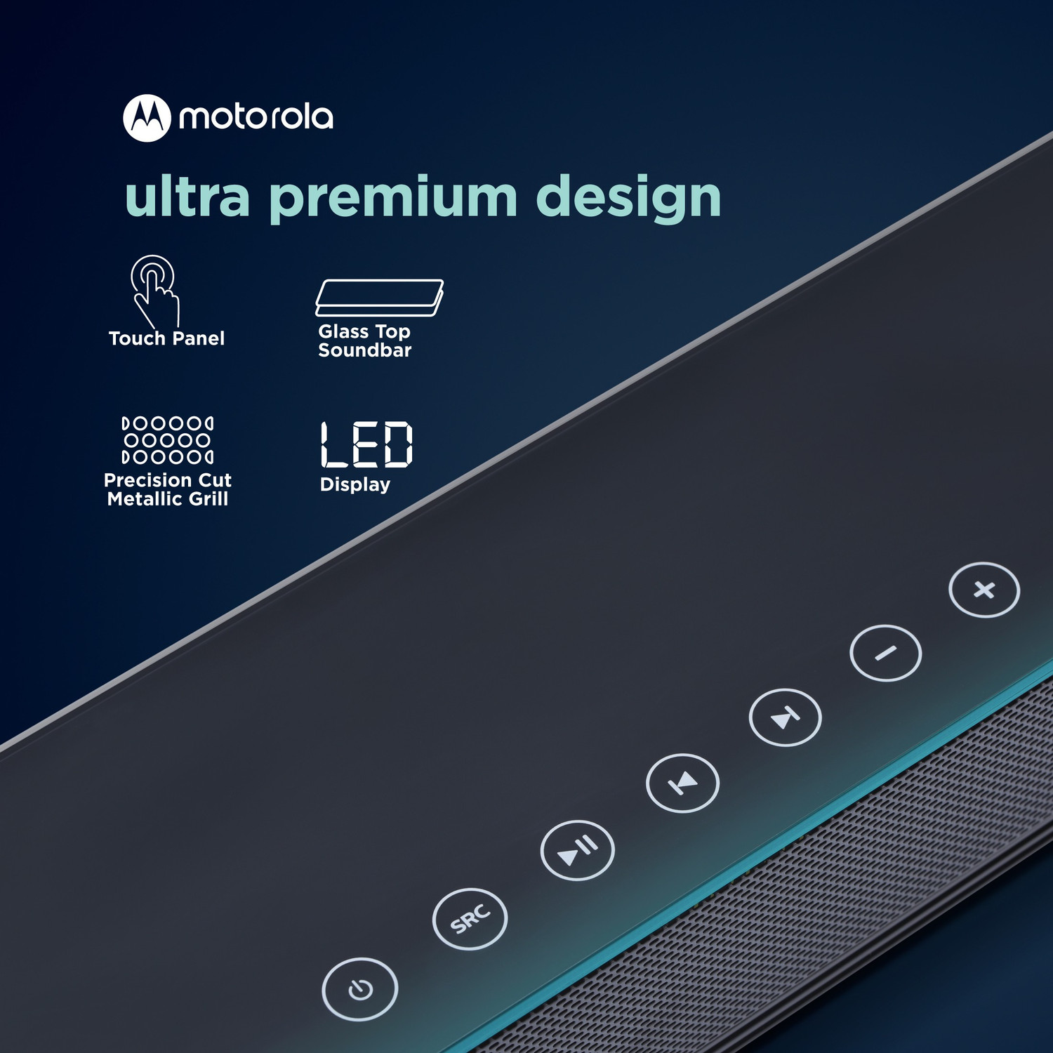 Image of MOTOROLA AmphisoundX Full Wireless 200 W Bluetooth Soundbar