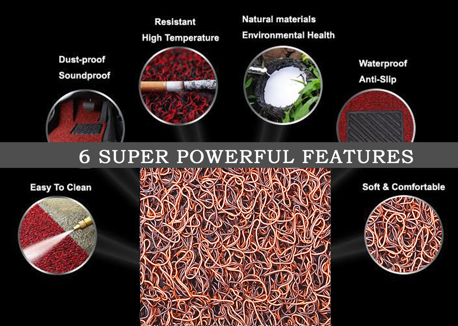 Image of Auto Kite Plastic, PVC, Vinyl Standard Mat For Hyundai Grand i10 Nios