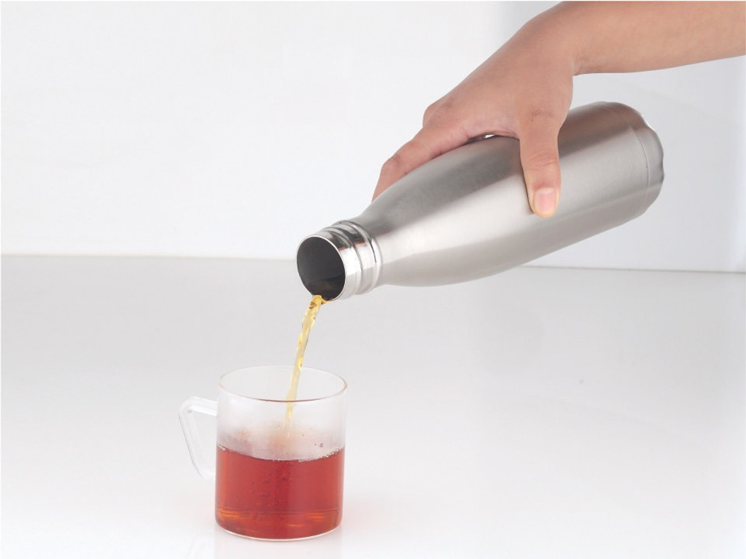 Image of BOROSIL Hydra Bolt Stainless Steel Vacuum Insulated. 350 ml Steel Flask