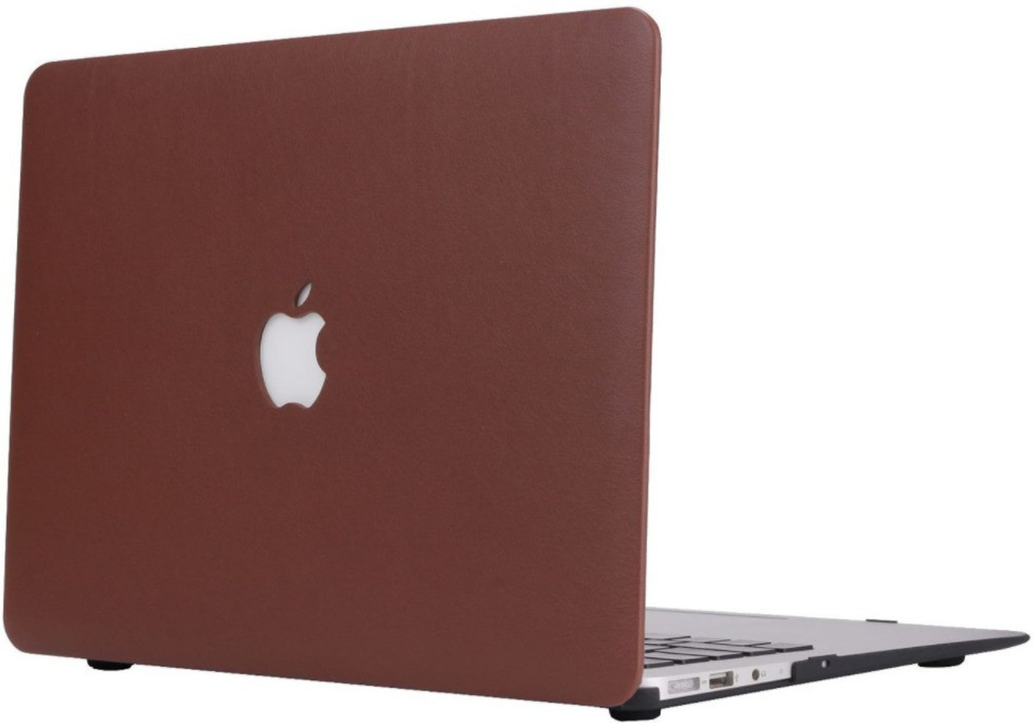 Image of MOCA Front & Back Case for OLD MacBook Air 13 13.3 inch A1466 A1369 2010-2017 Lunched (PU Leather Surface) Shell cover case