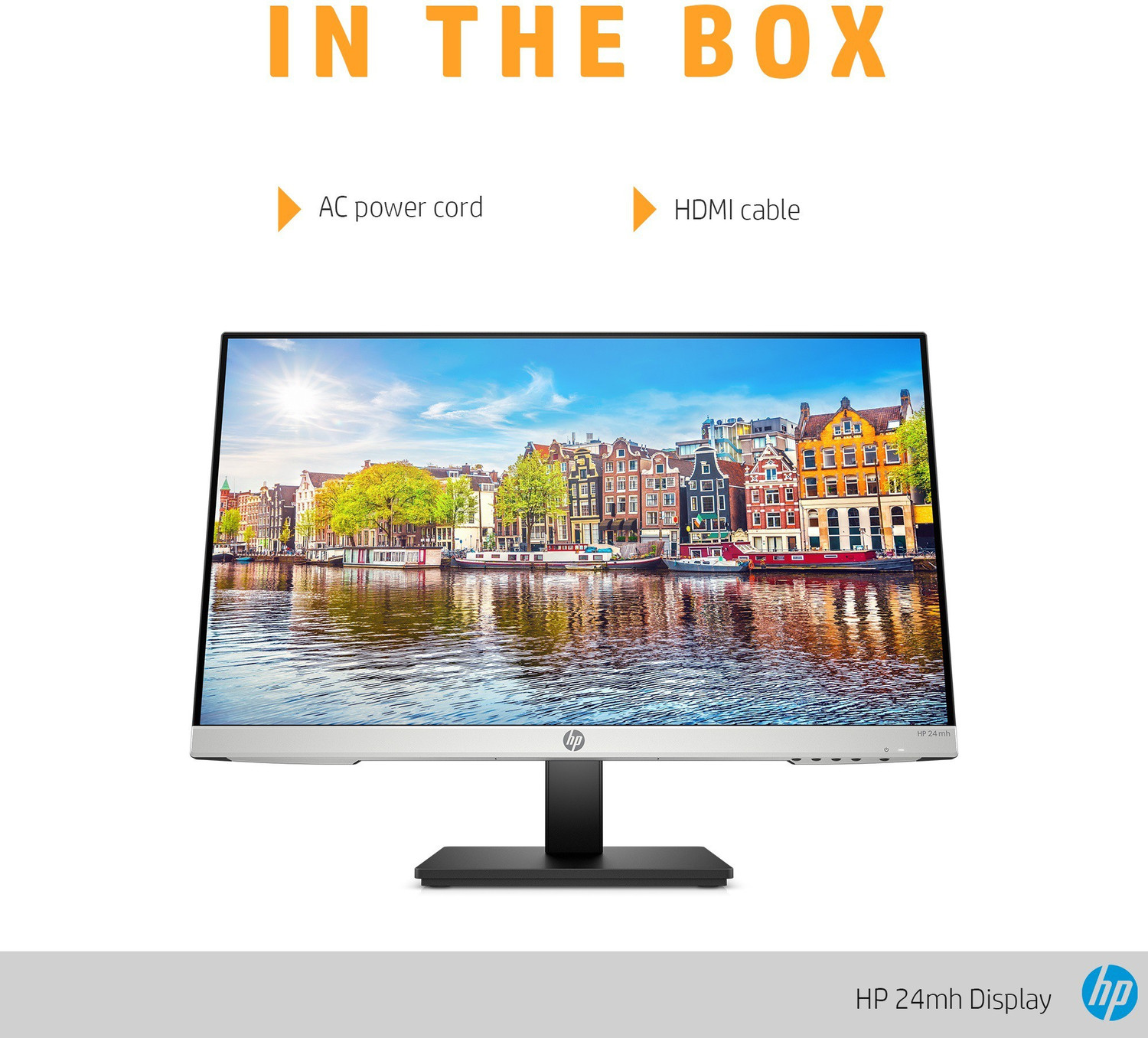 Image of HP 60.45 cm (24 inch) Full HD LED Backlit IPS Panel Monitor (24 mh)
